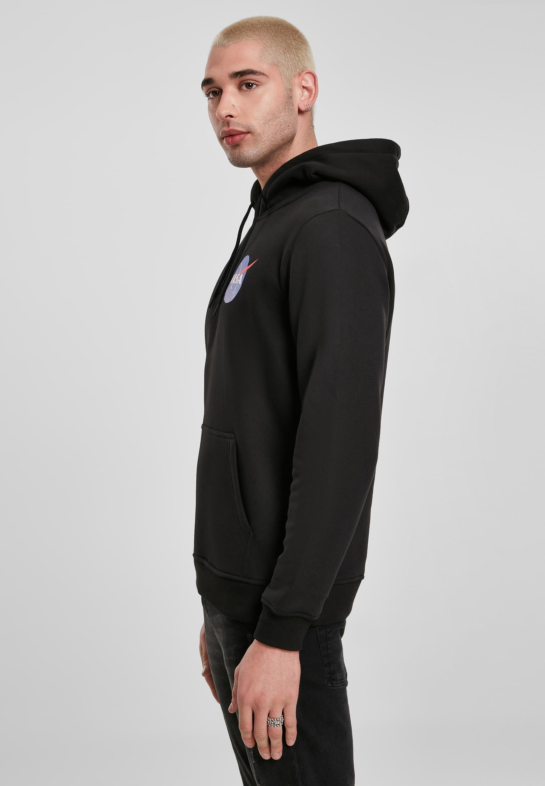 MisterTee Sweatshirt »MisterTee Herren NASA Insignia Flag Hoody«, (1 tlg.)