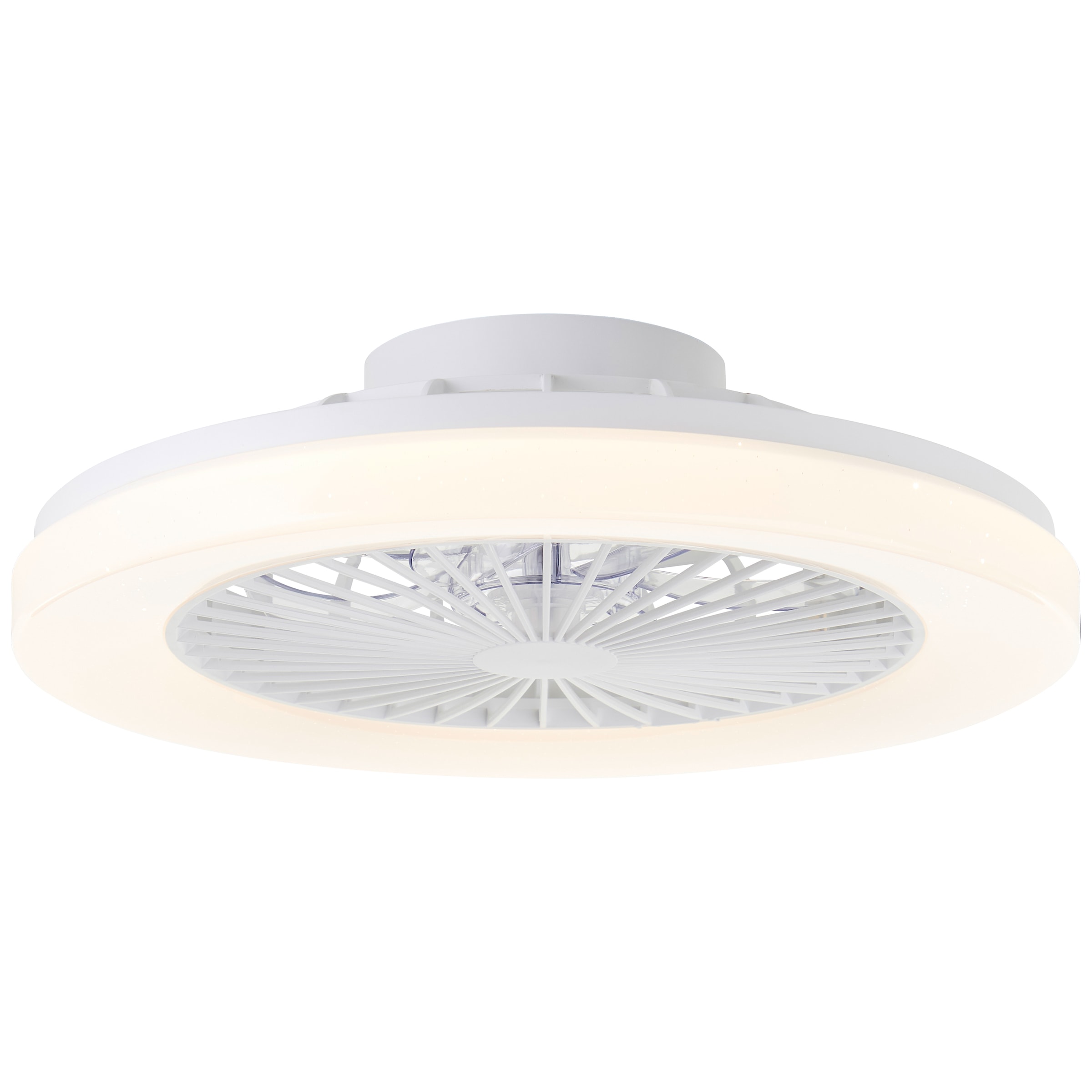 Brilliant LED Deckenleuchte »Siano« LED-Modul 1 Stk. warmweiß - kaltweiß LED-Ventilator, dimmbar, CCT, 48 cm, 4400 lm