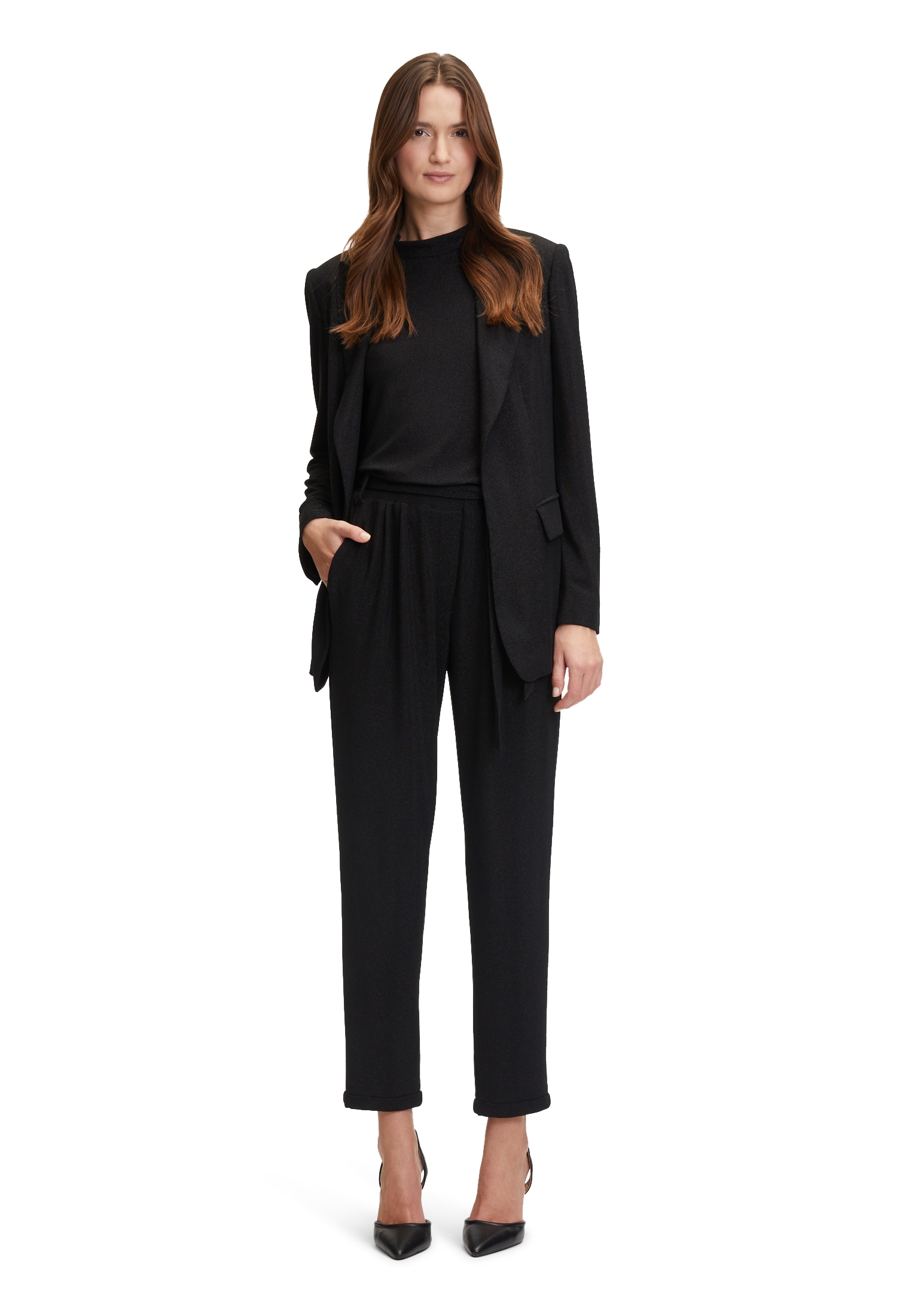 Betty&Co Longblazer »Betty & Co Longblazer mit Taschen«, Nahtführung