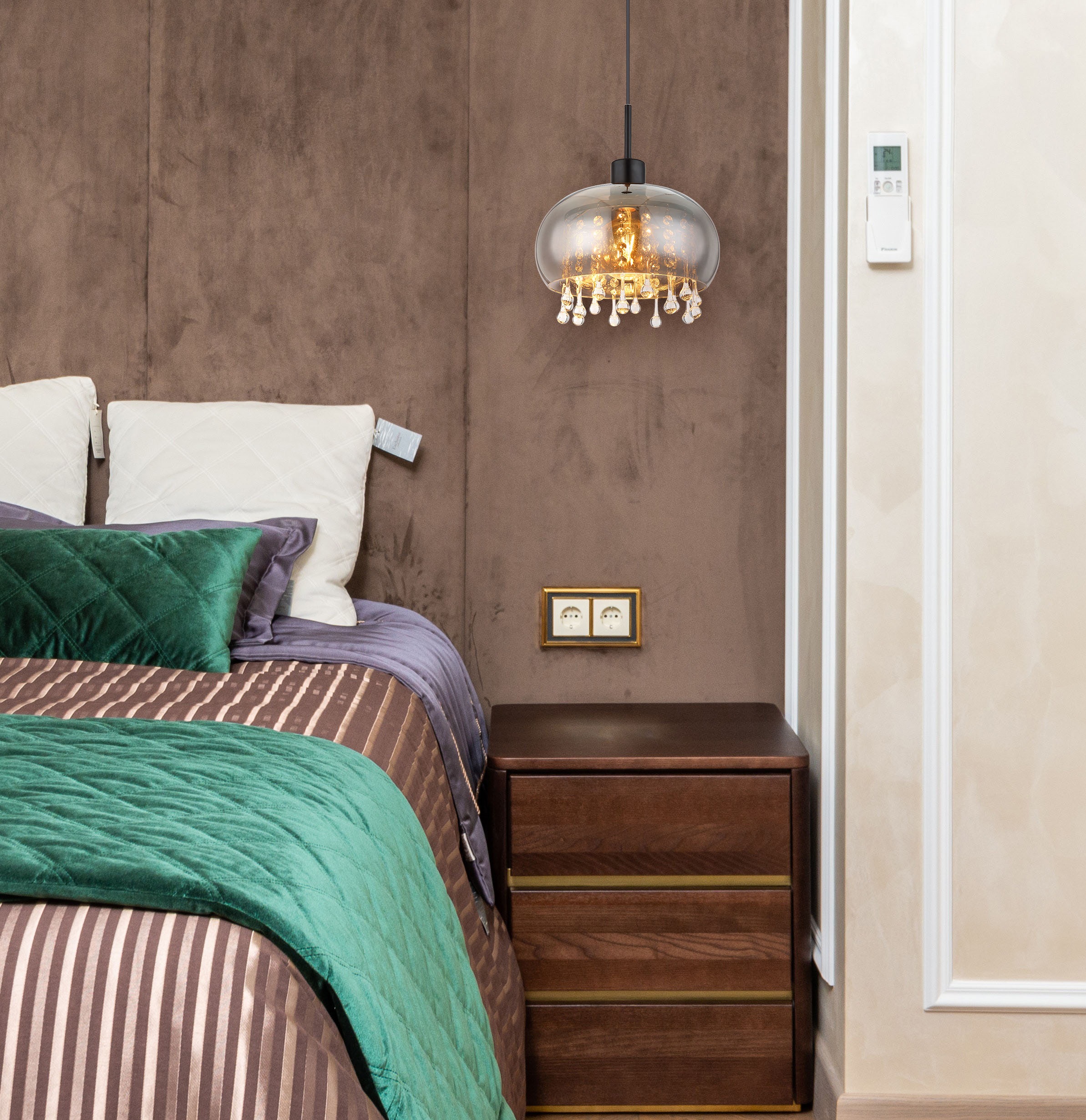 GLOBO LIGHTING Hängeleuchte »CORRY« E27 1 Stk. Hängelampe Esszimmer-Leuchte Esstischleuchte Wohnzimmer