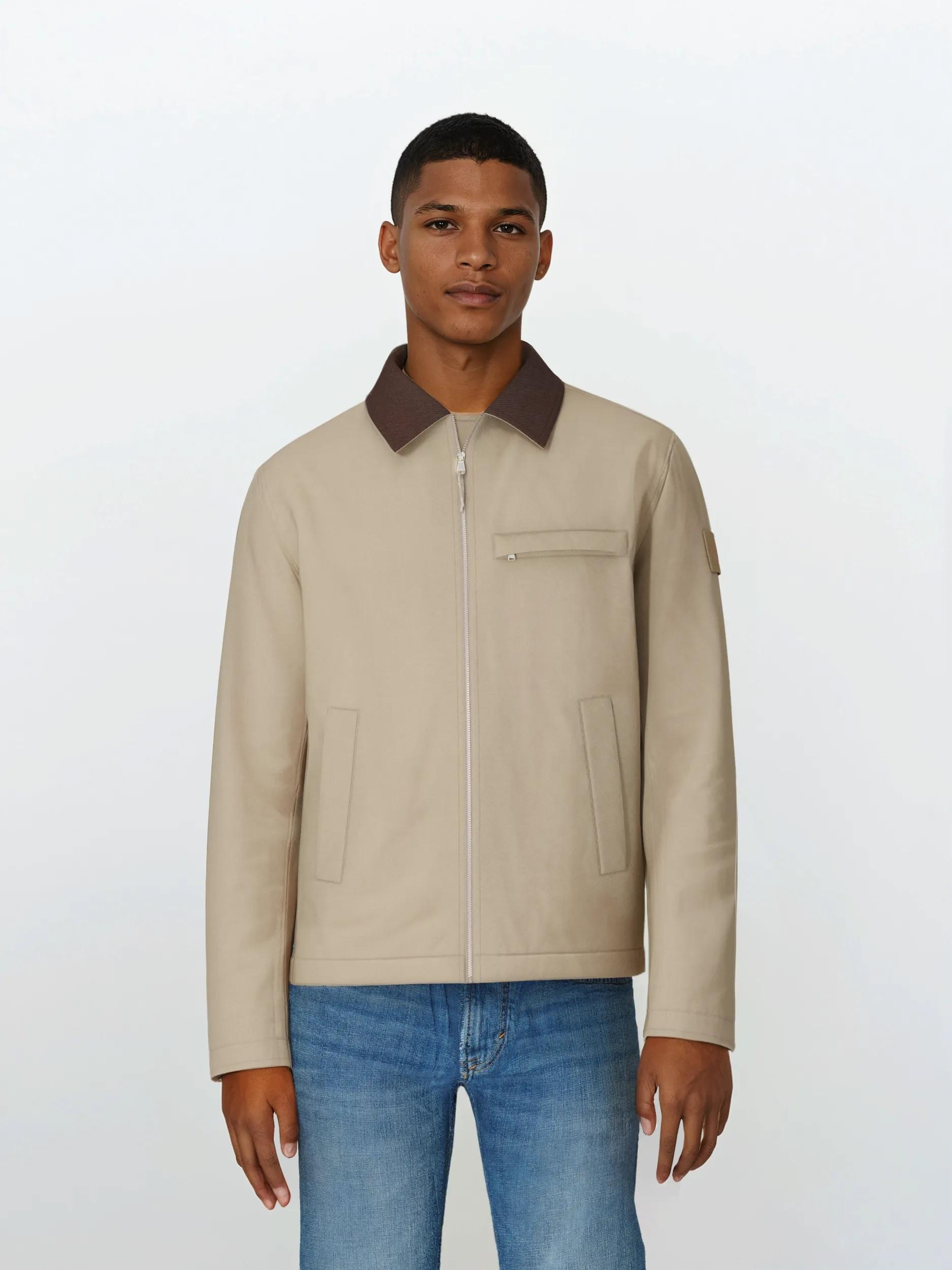 Joop Jeans Sommerjacke »Matok« ohne Kapuze Regular fit mit Umlegekragen