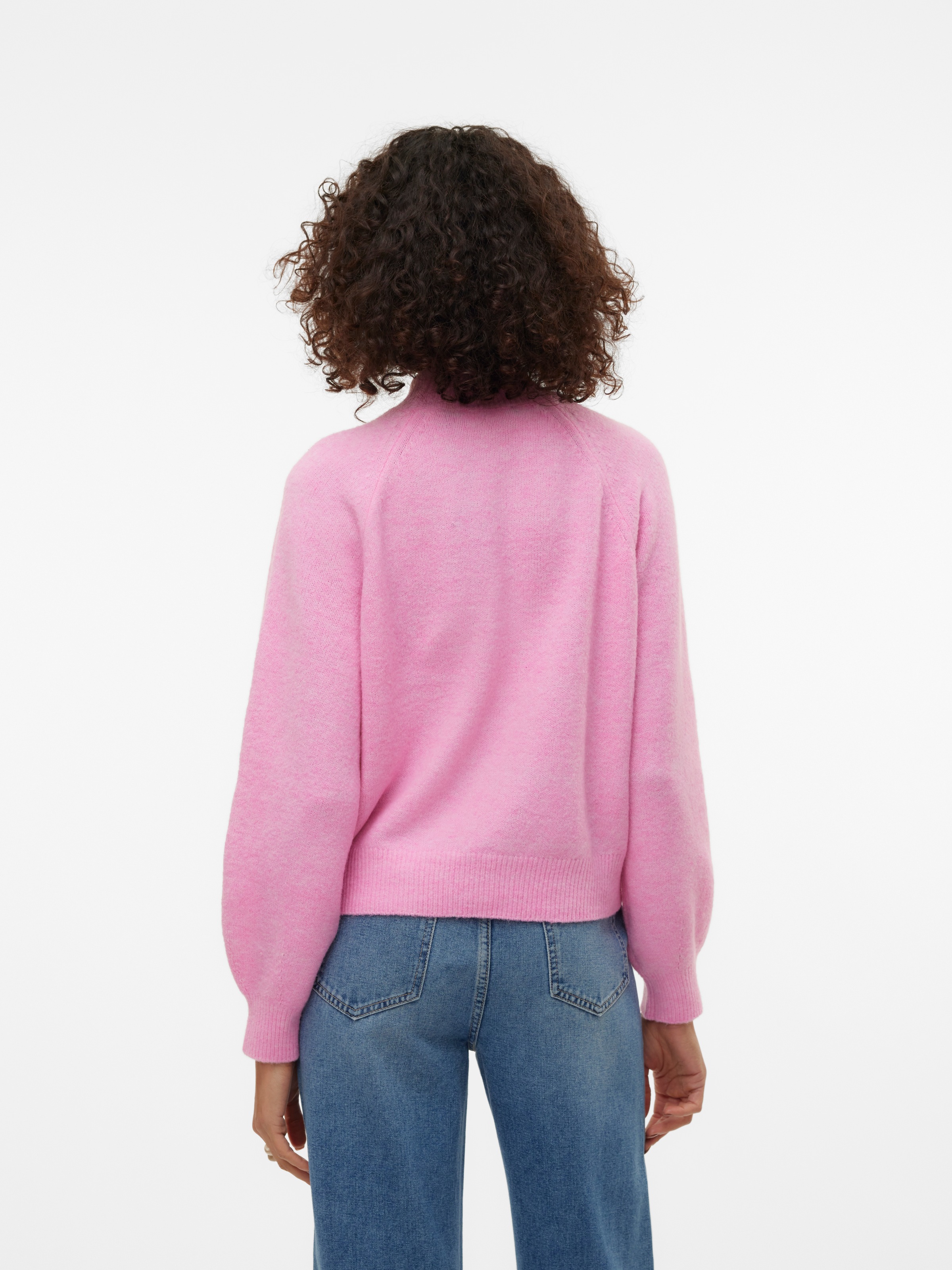 Vero Moda Strickpullover "VMLEAF LS HIGH NECK PULLOVER ENT" günstig online kaufen