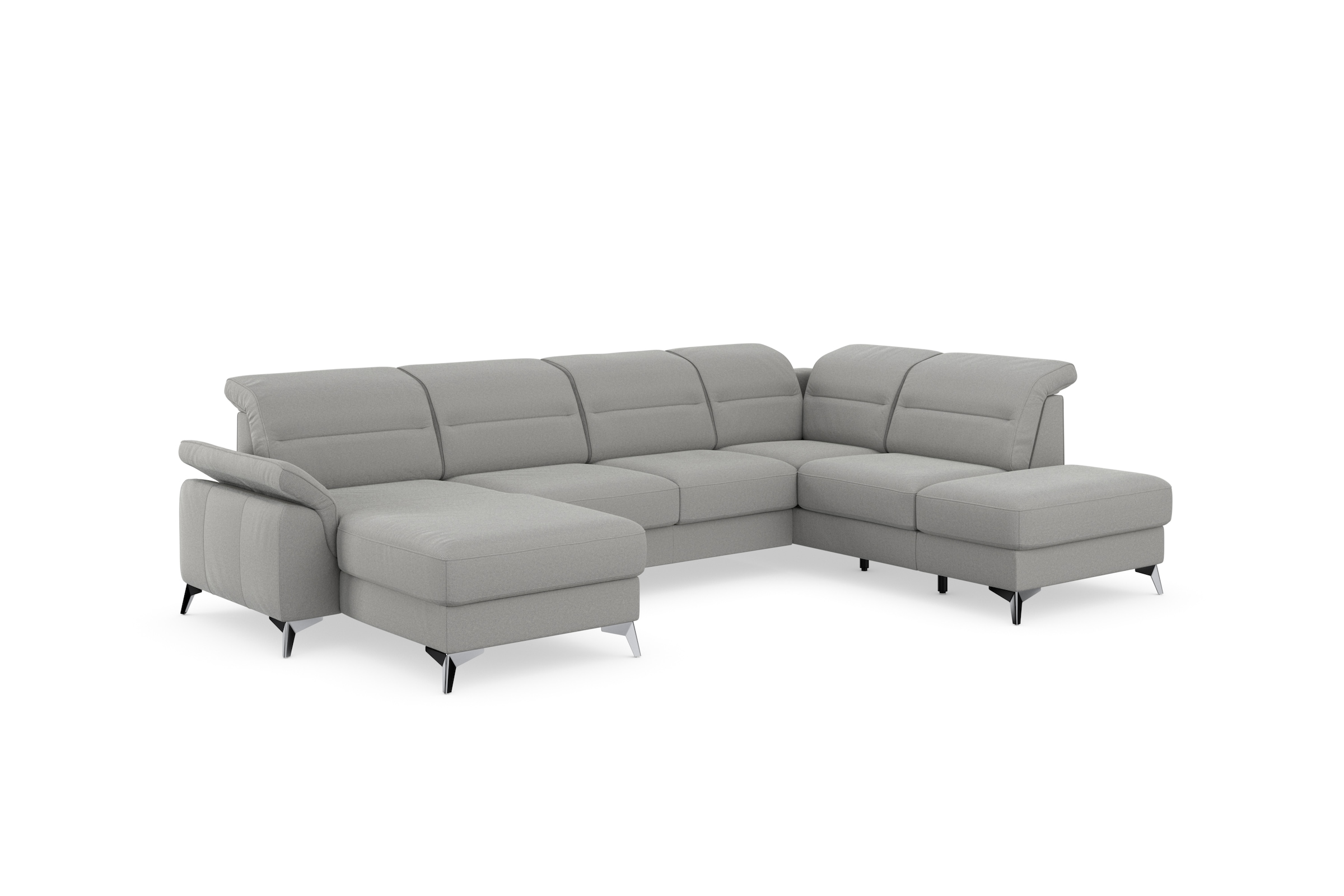 sit&more Wohnlandschaft »Sinatra U-Form«, optional mit Kopfteilverstellung und Armteilfunktion etc.