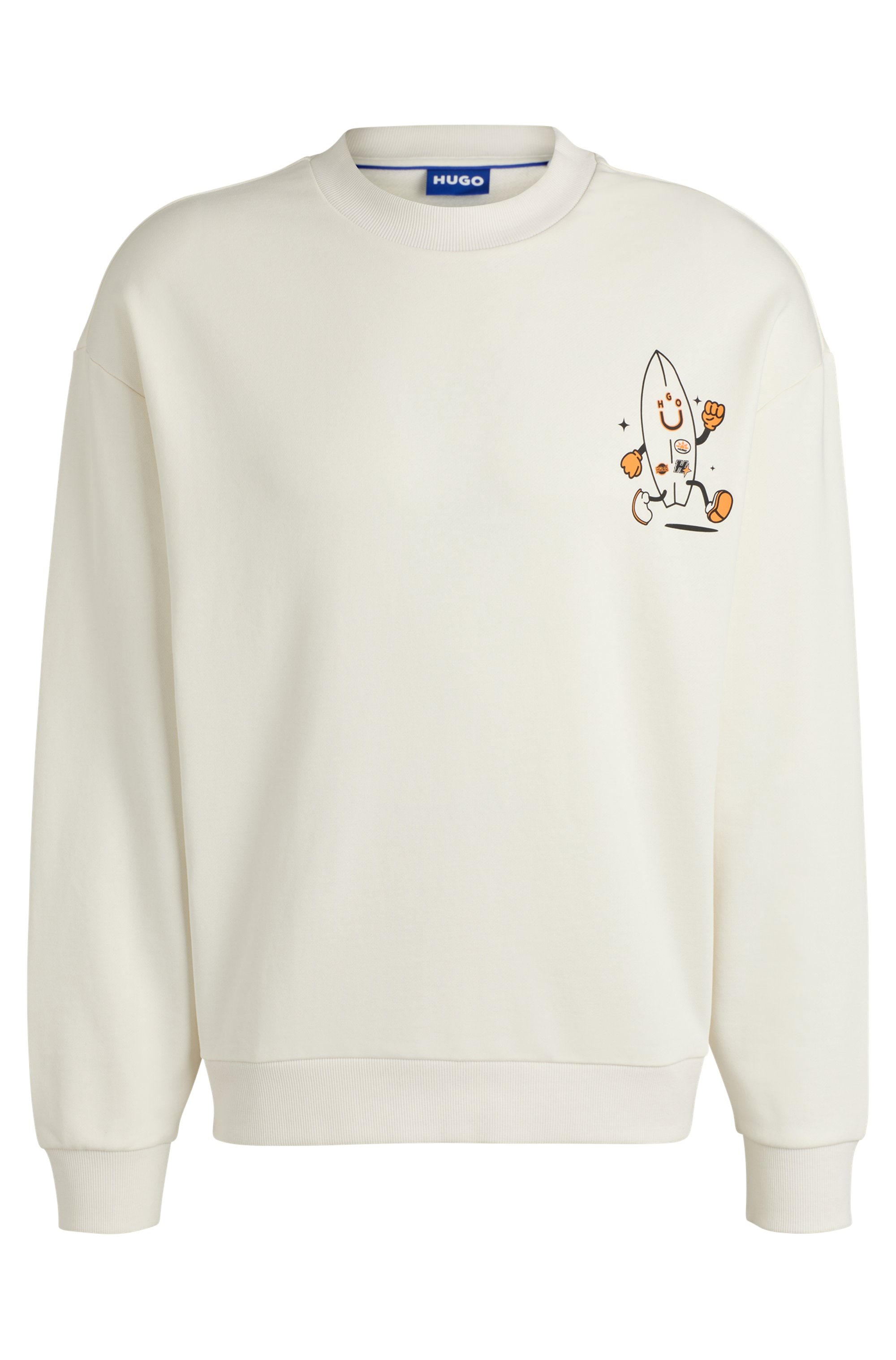 HUGO Blue Sweatshirt "Nigotil", Unisex, mit großem Rückendruck günstig online kaufen