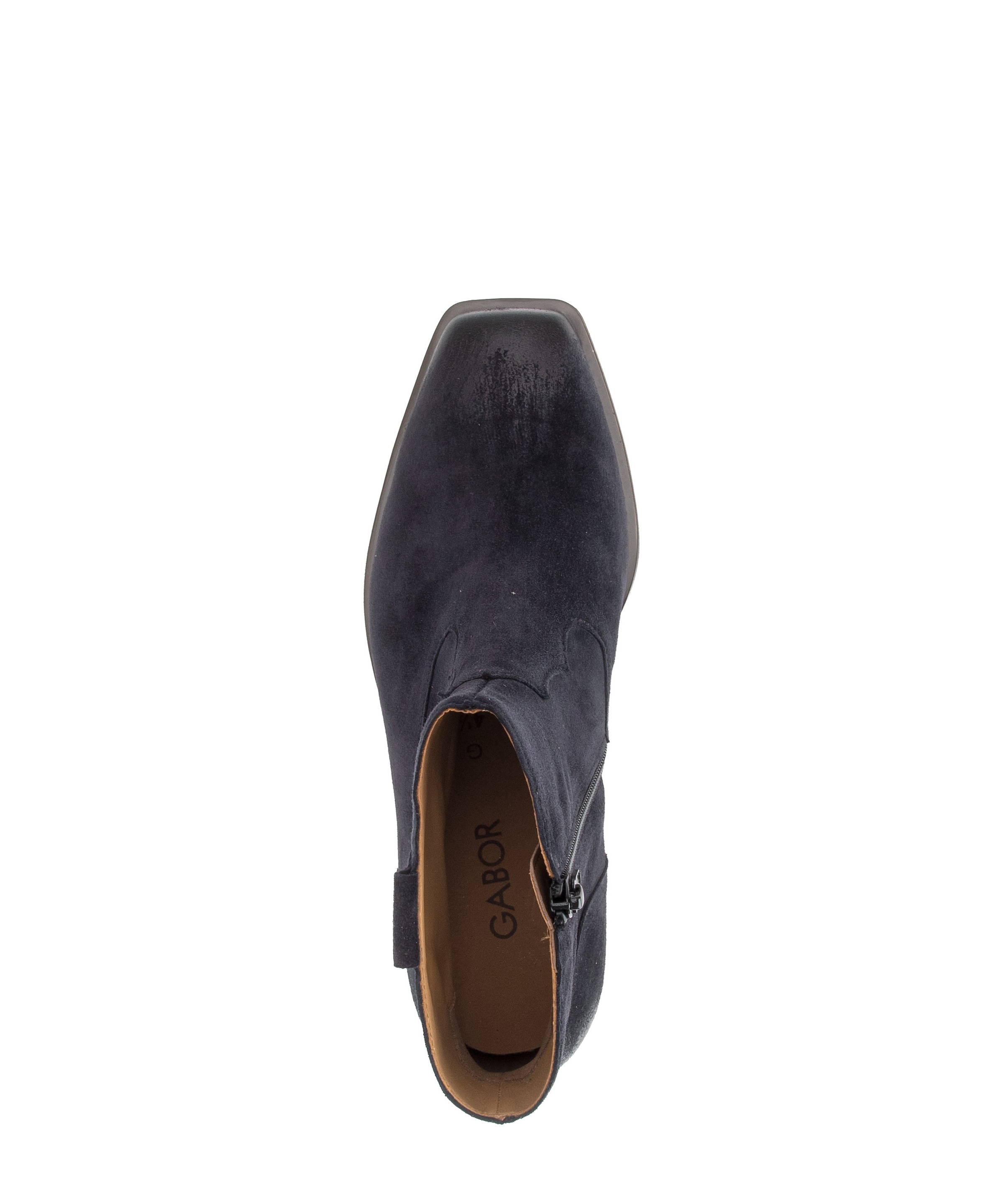 Gabor Westernstiefelette  Blockabsatz, Cowboyboots in Karreeform, Weite G (= weit)