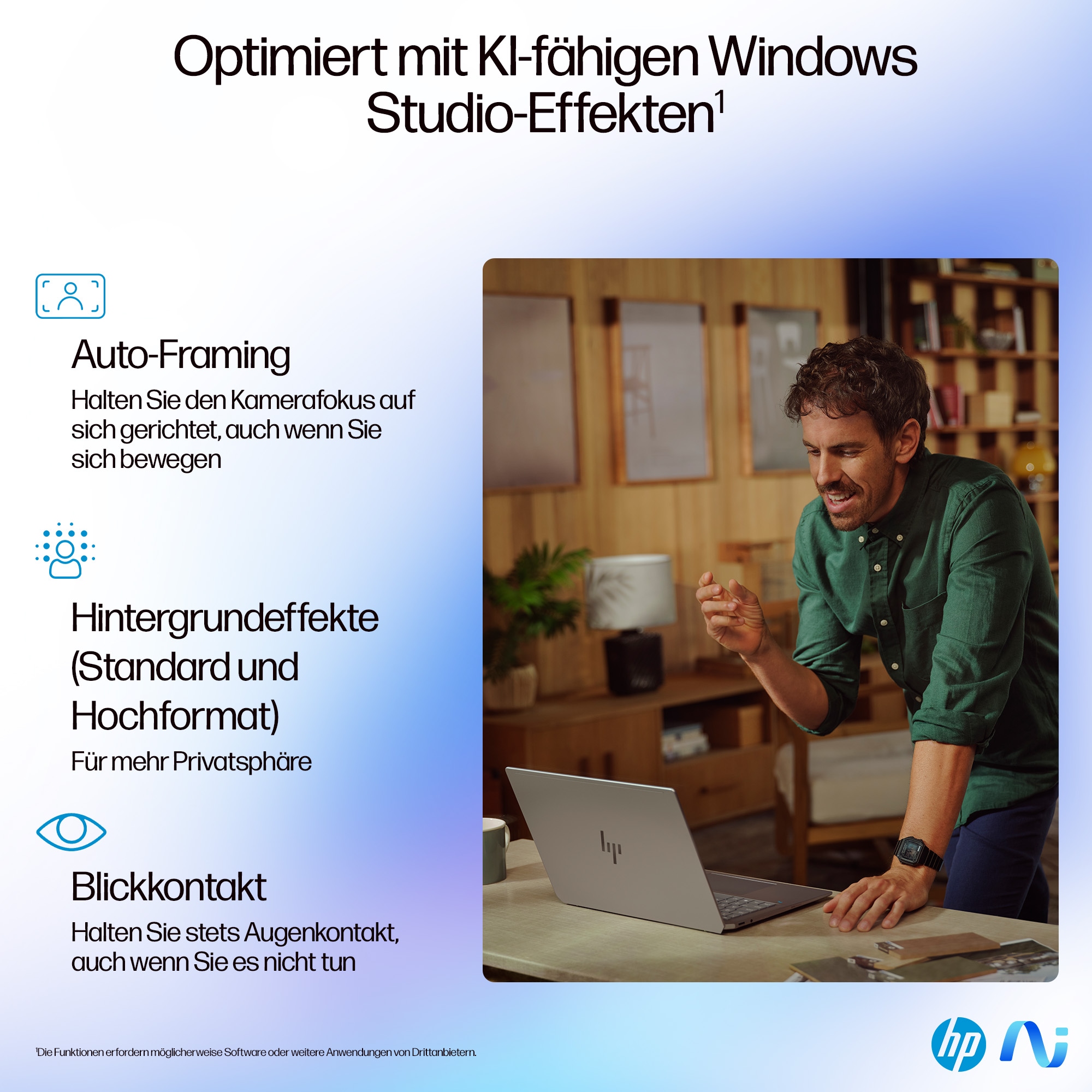 HP Notebook »HP OmniBook Ultra 14-fd0094ng«, 35,56 cm, / 14 Zoll, AMD, Ryzen™ AI 9, 1000 GB SSD