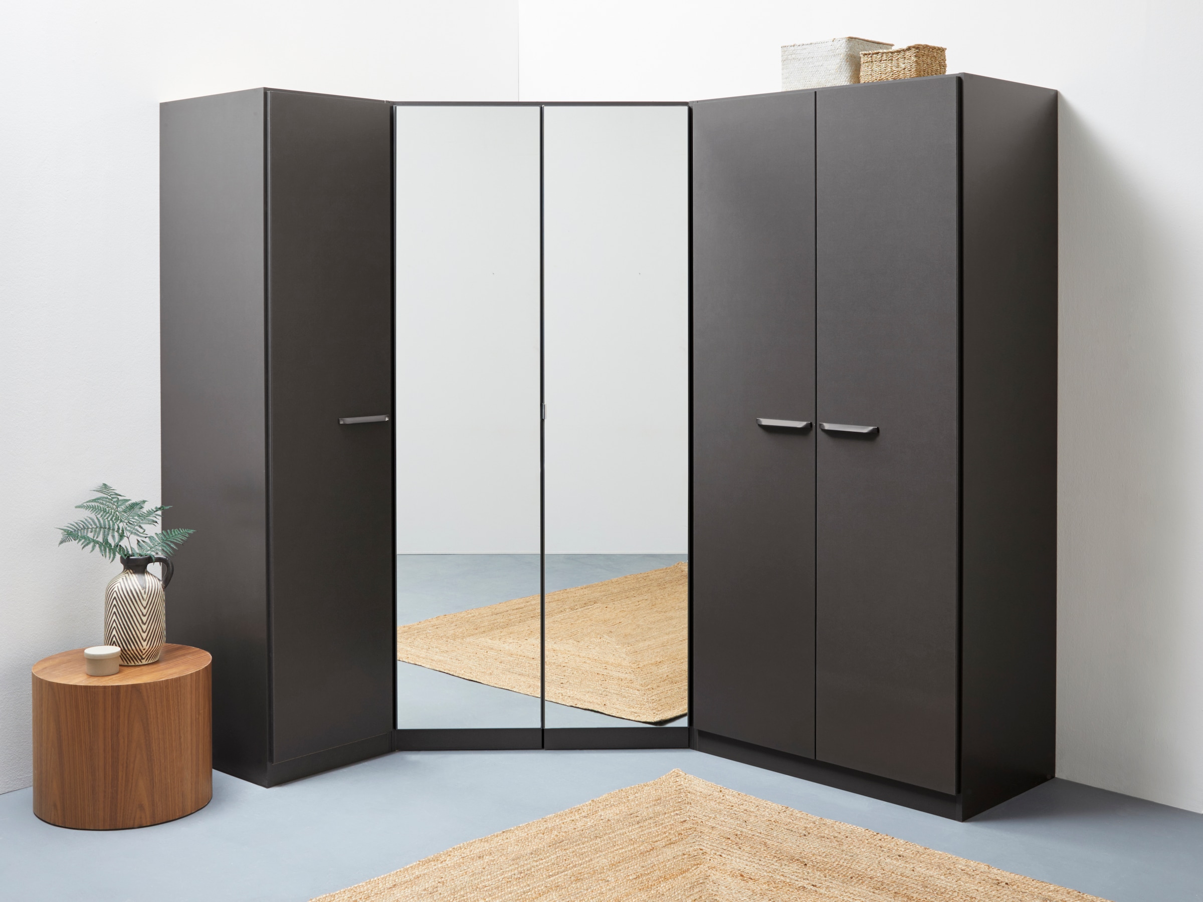 rauch Schrank-Set "Kleiderschrank Schrank Garderobe Wäscheschrank VANDOR" Set