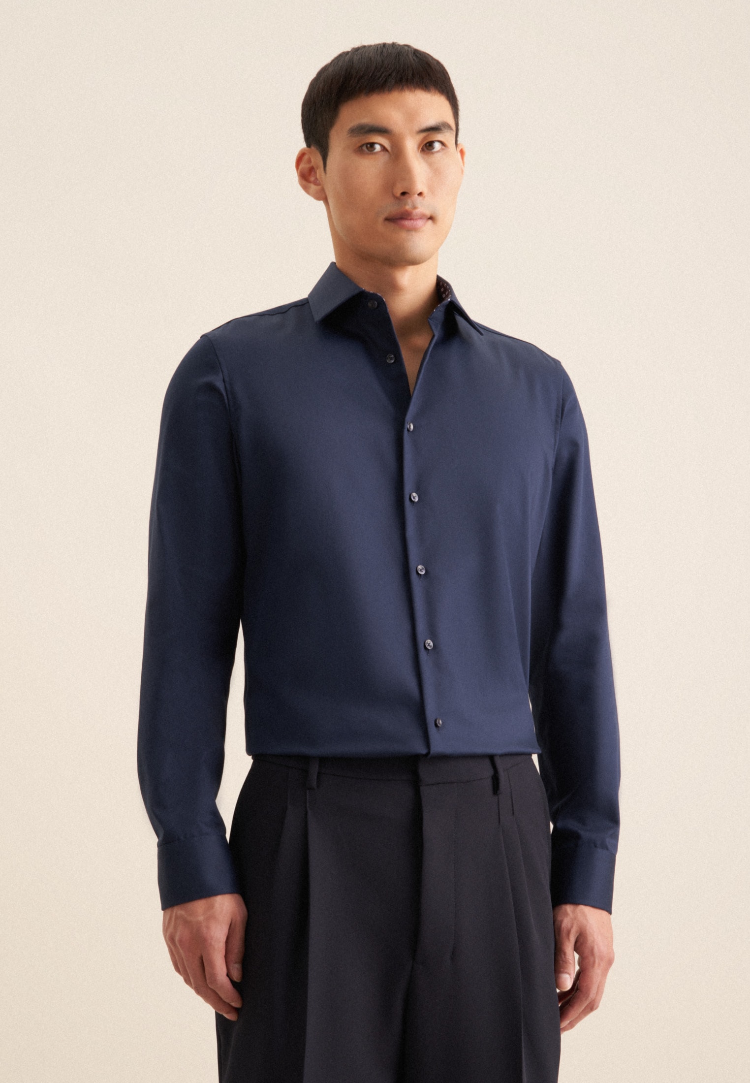 seidensticker Businesshemd "Slim" Slim 1/1 Kentkragen Uni günstig online kaufen