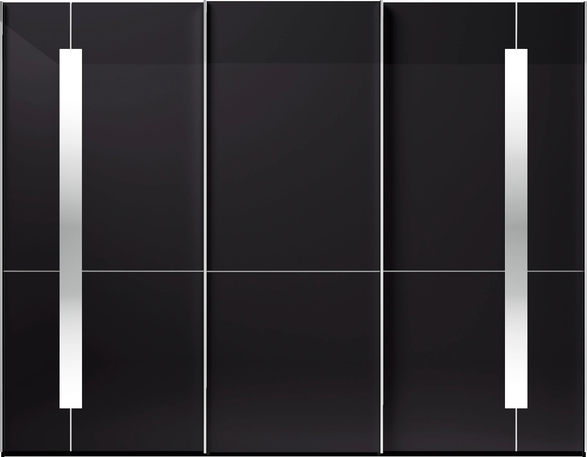 Thumbnail - Musterring Schwebetürenschrank "Imola W" inkl. Einlegeböden und Kleiderstangen, mit Glastüren inkl. Zierspiegel