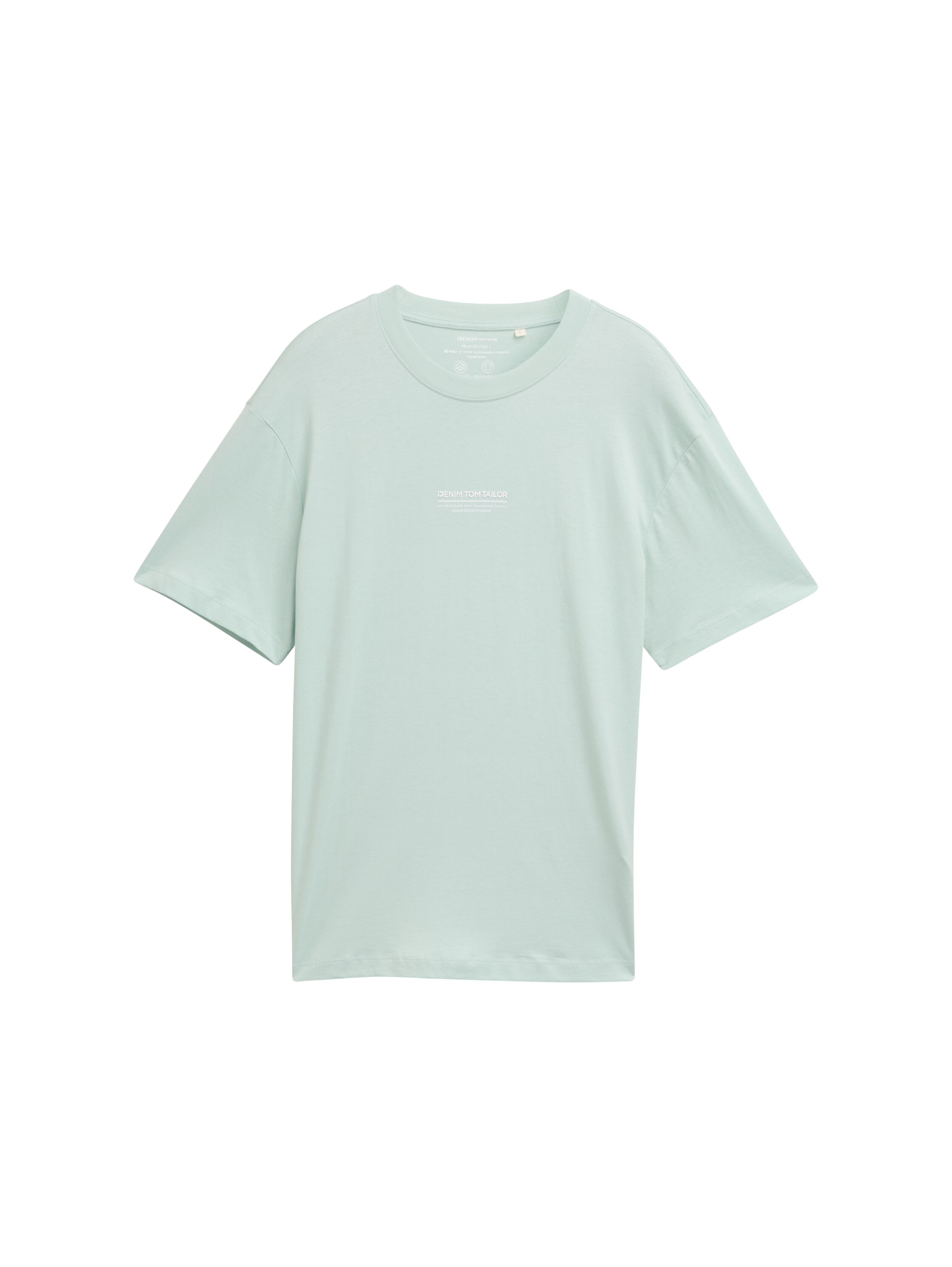 TOM TAILOR Denim T-Shirt, mit Marken-Frontprint
