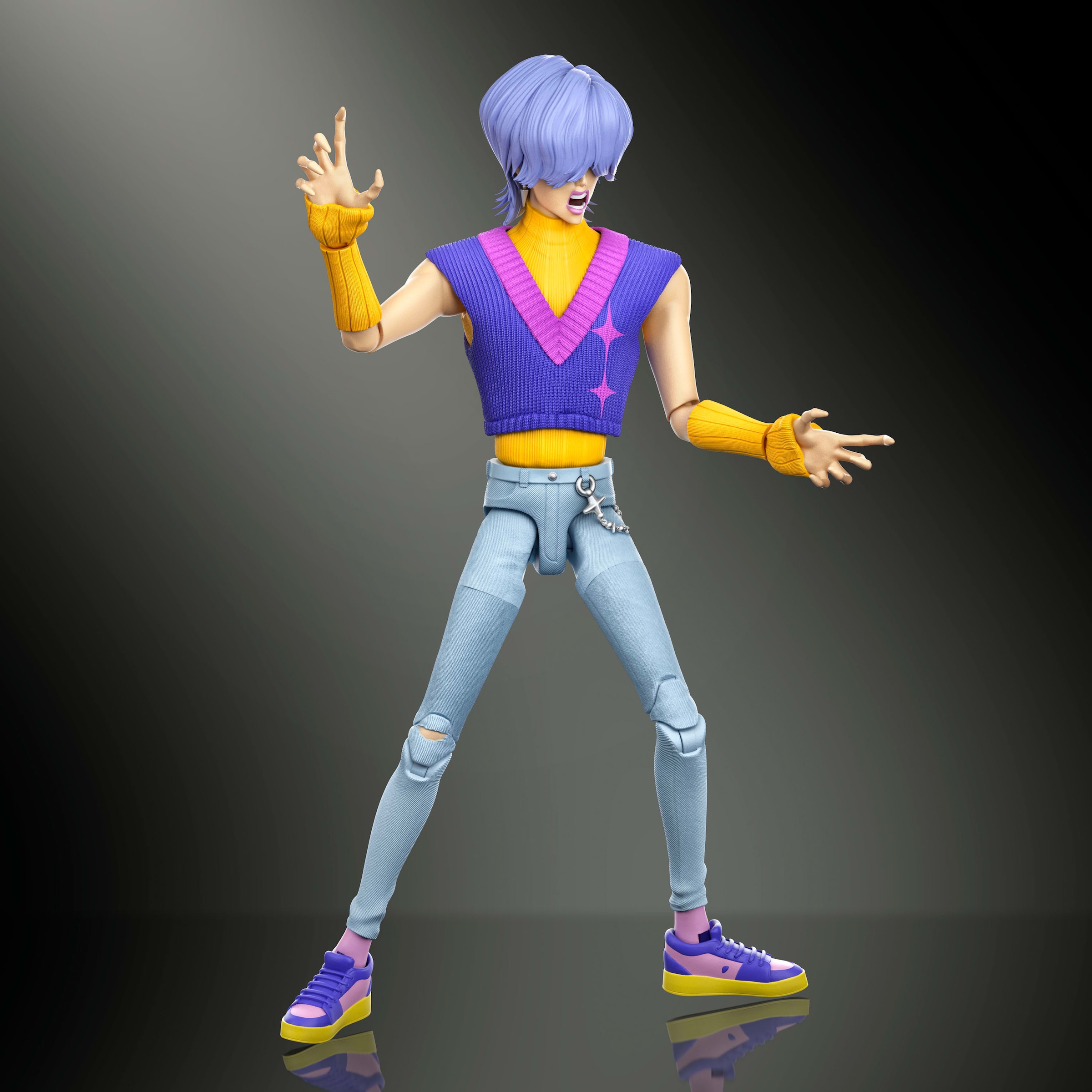 Mattel® Actionfigur »KPop Demon Hunters Saja Boys Mystery Soda Pop« beweglich