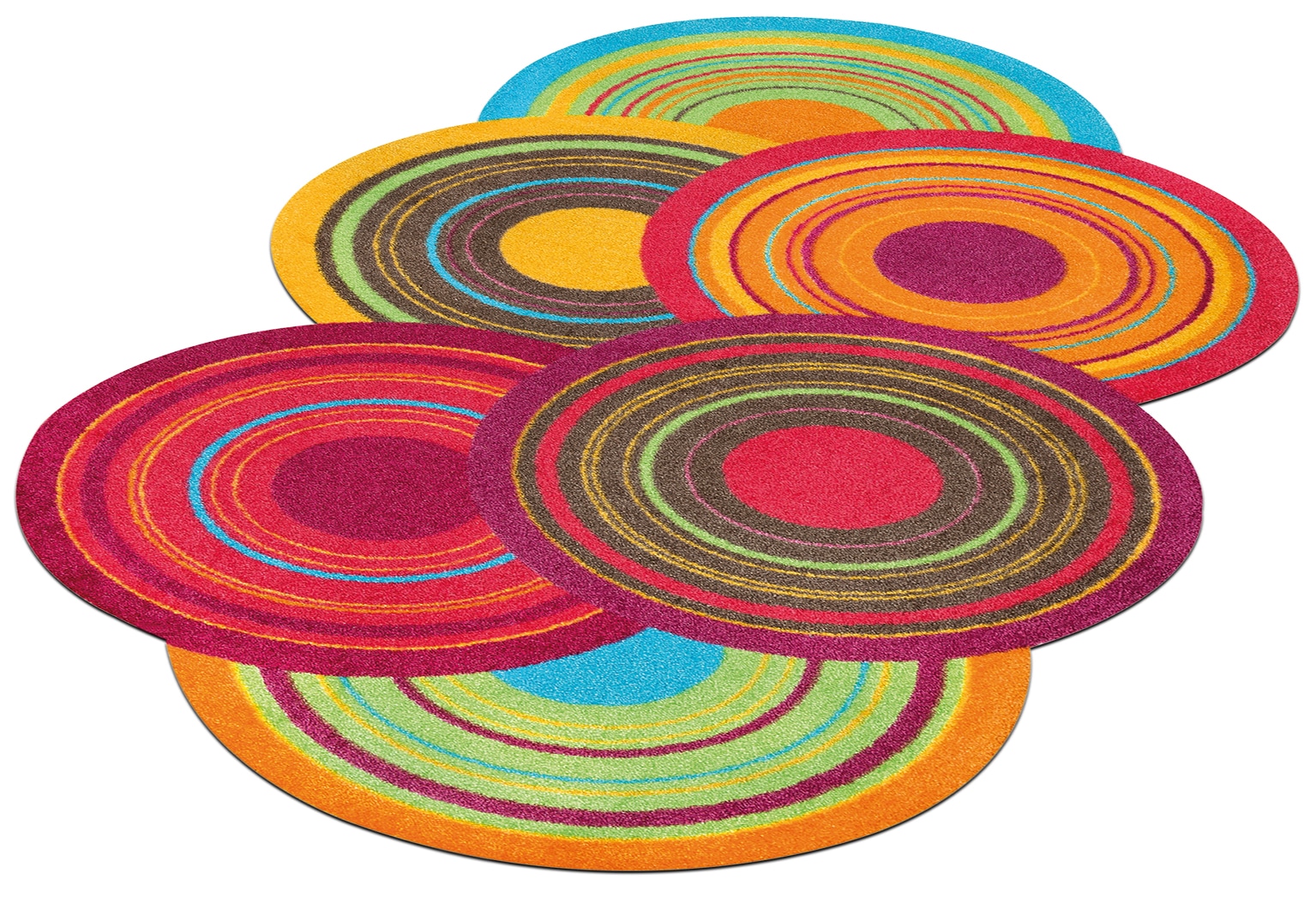 wash+dry by Kleen-Tex Teppich »Cosmic Colours« stufenförmig 9 mm Höhe rutschhemmend, waschbar, Wohnzimmer