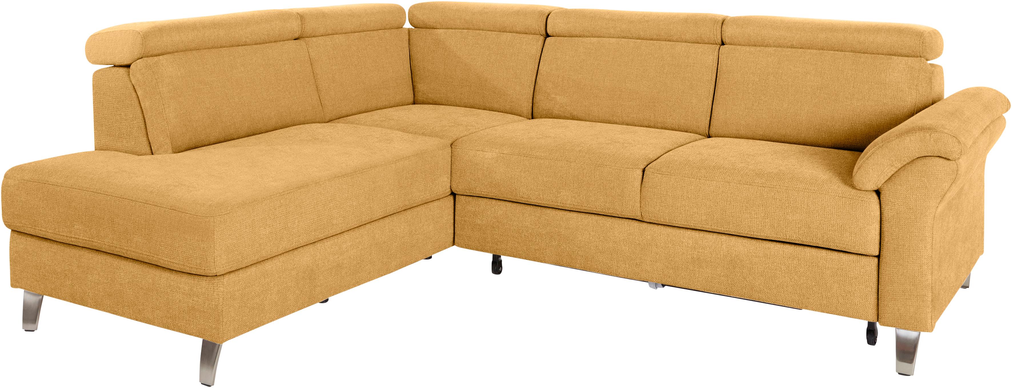 sit&more Ecksofa "Arngast L-Form" inklusive Kopfteilverstellung und Federkern