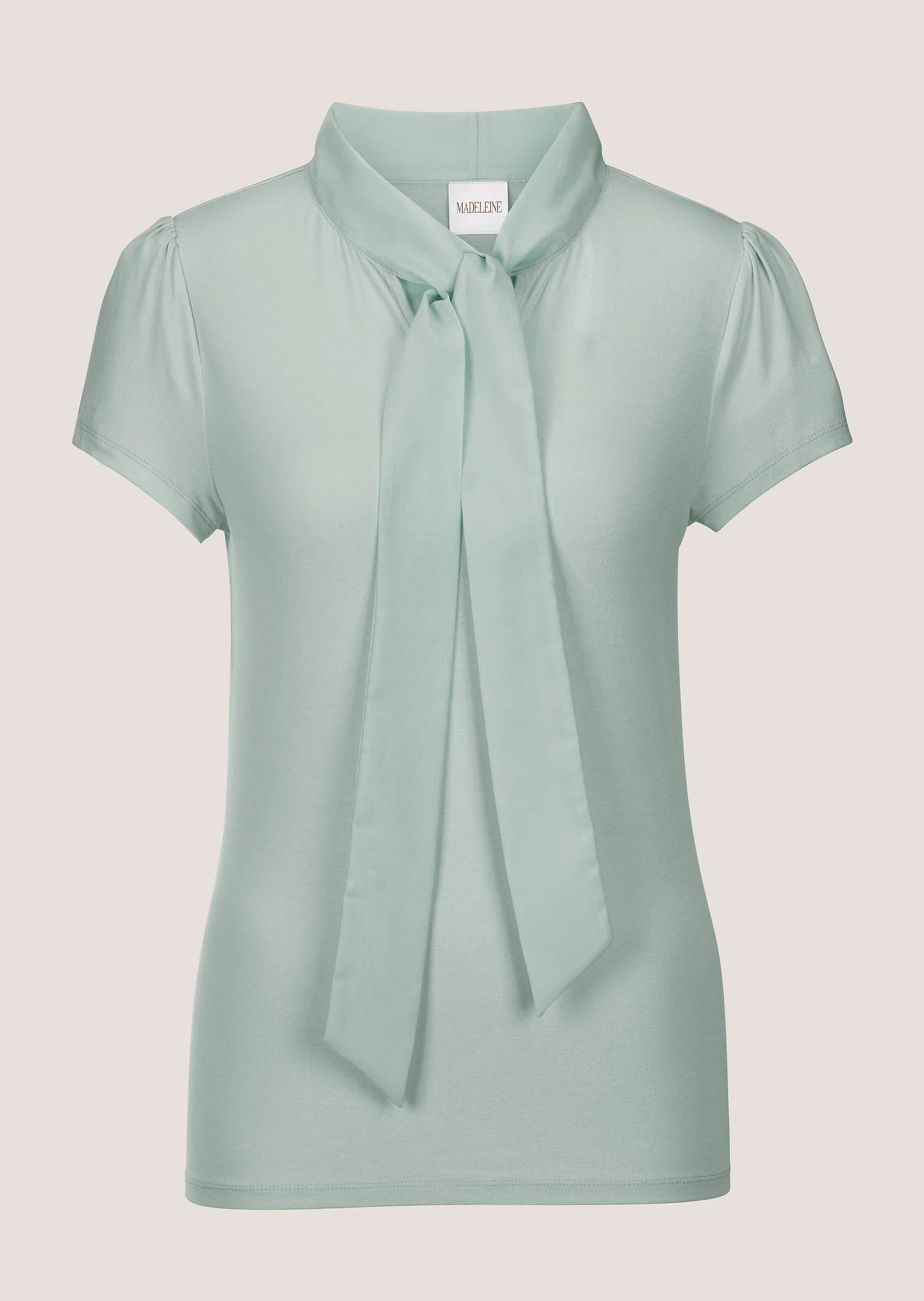 MADELEINE Kurzarmshirt "Blusenshirt Kurzarmoberteil mit Schluppe" günstig online kaufen