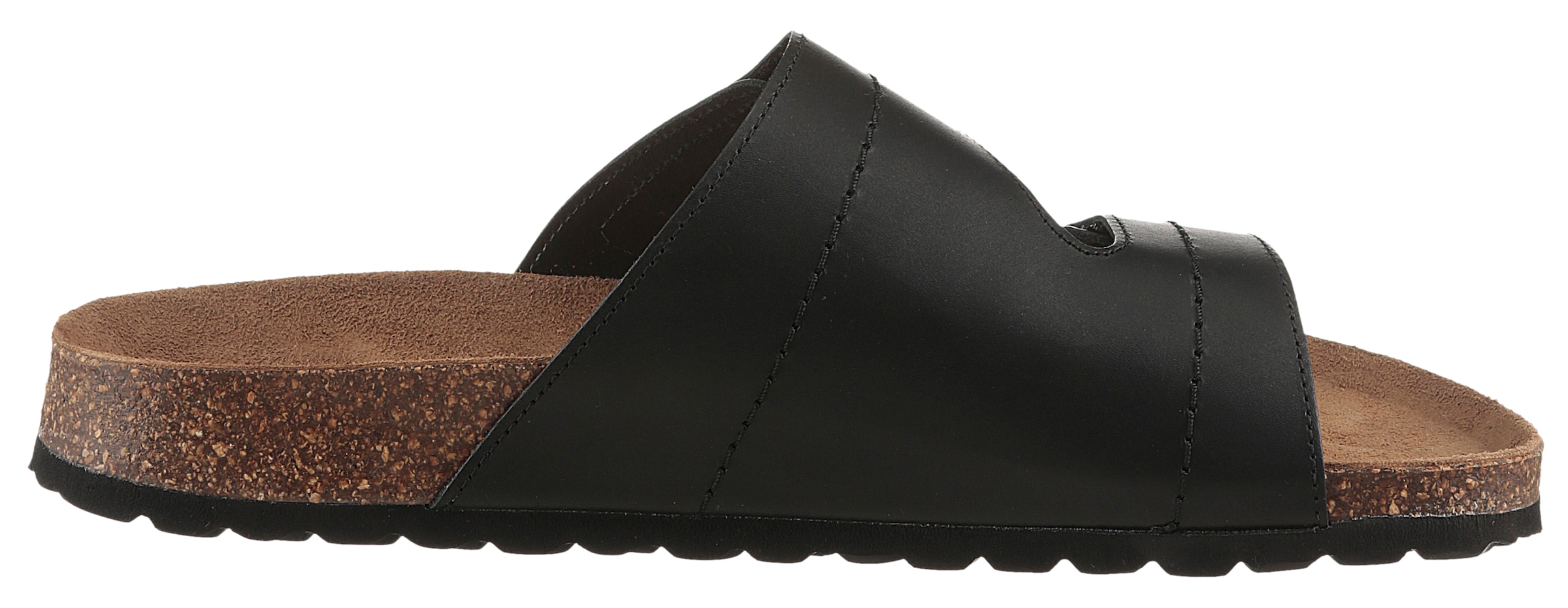 Man's World Pantolette, Schlappen, Sommerschuh, Hausschuh mit vorgeformtem Fußbett