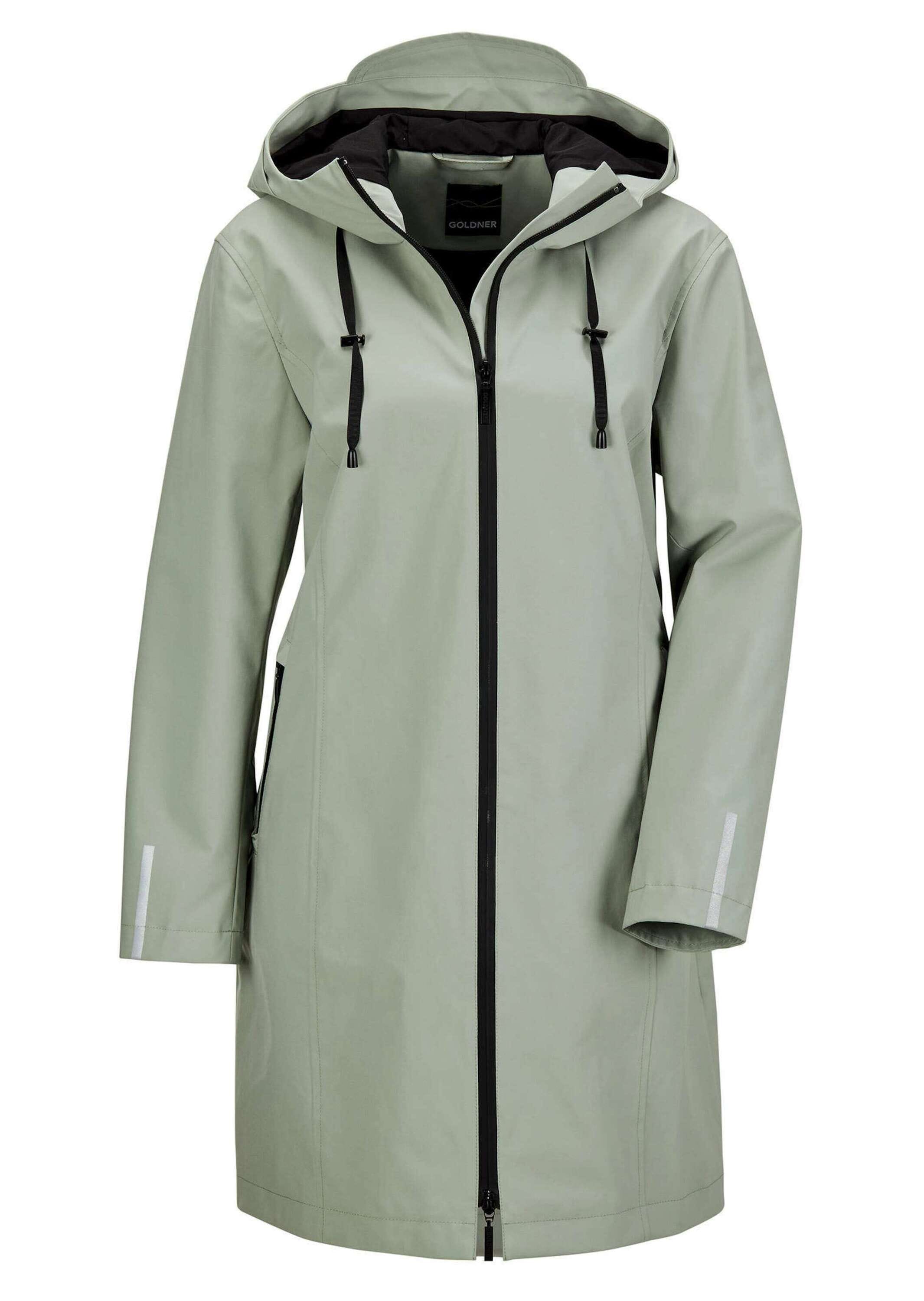 GOLDNER Funktionsjacke "Wetterfeste Regenjacke mit Kapuze" 2-Wege-Reißversc günstig online kaufen