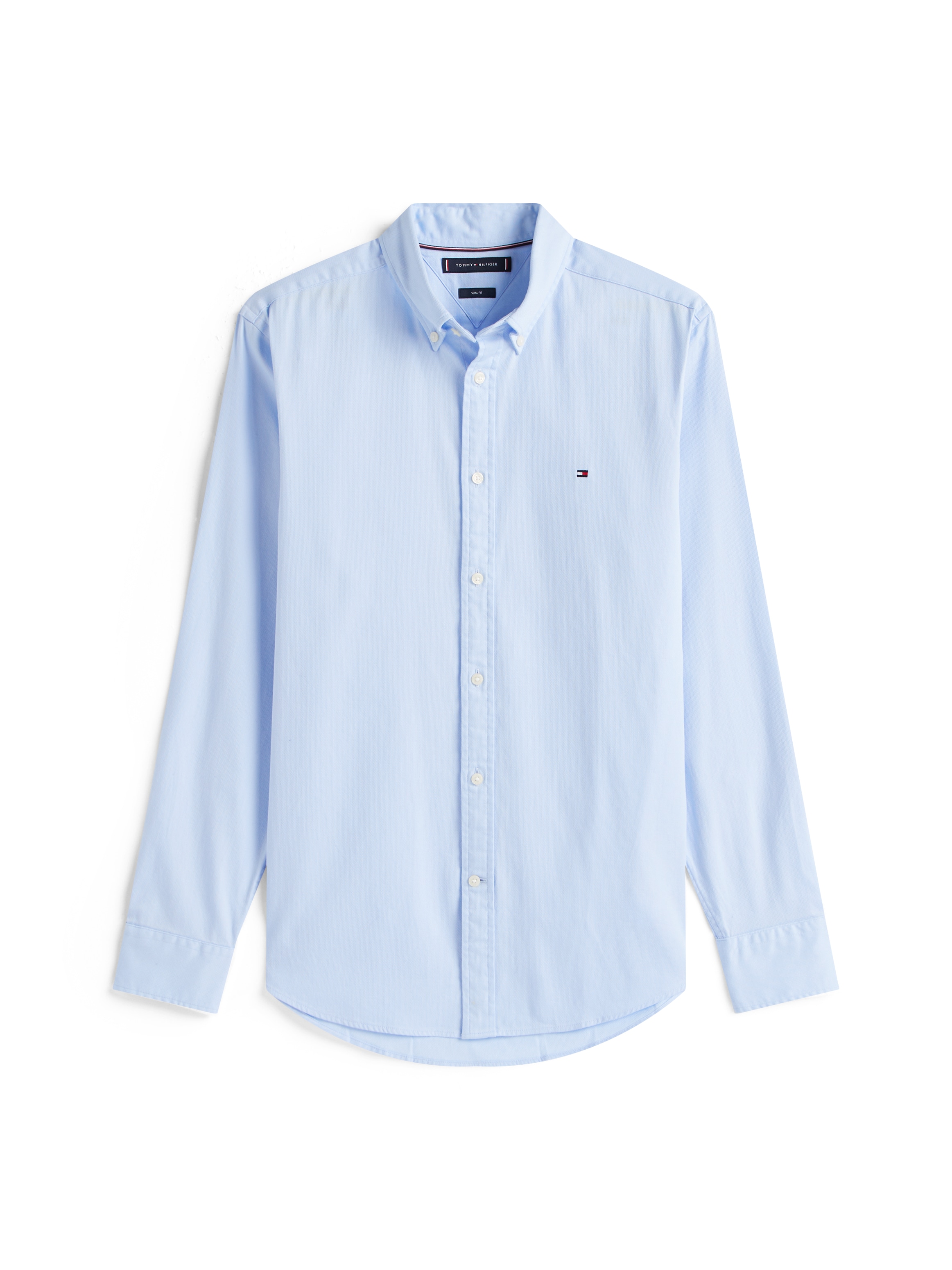 Tommy Hilfiger Langarmhemd »DOBBY«, Slim Fit, Button-down-Kragen