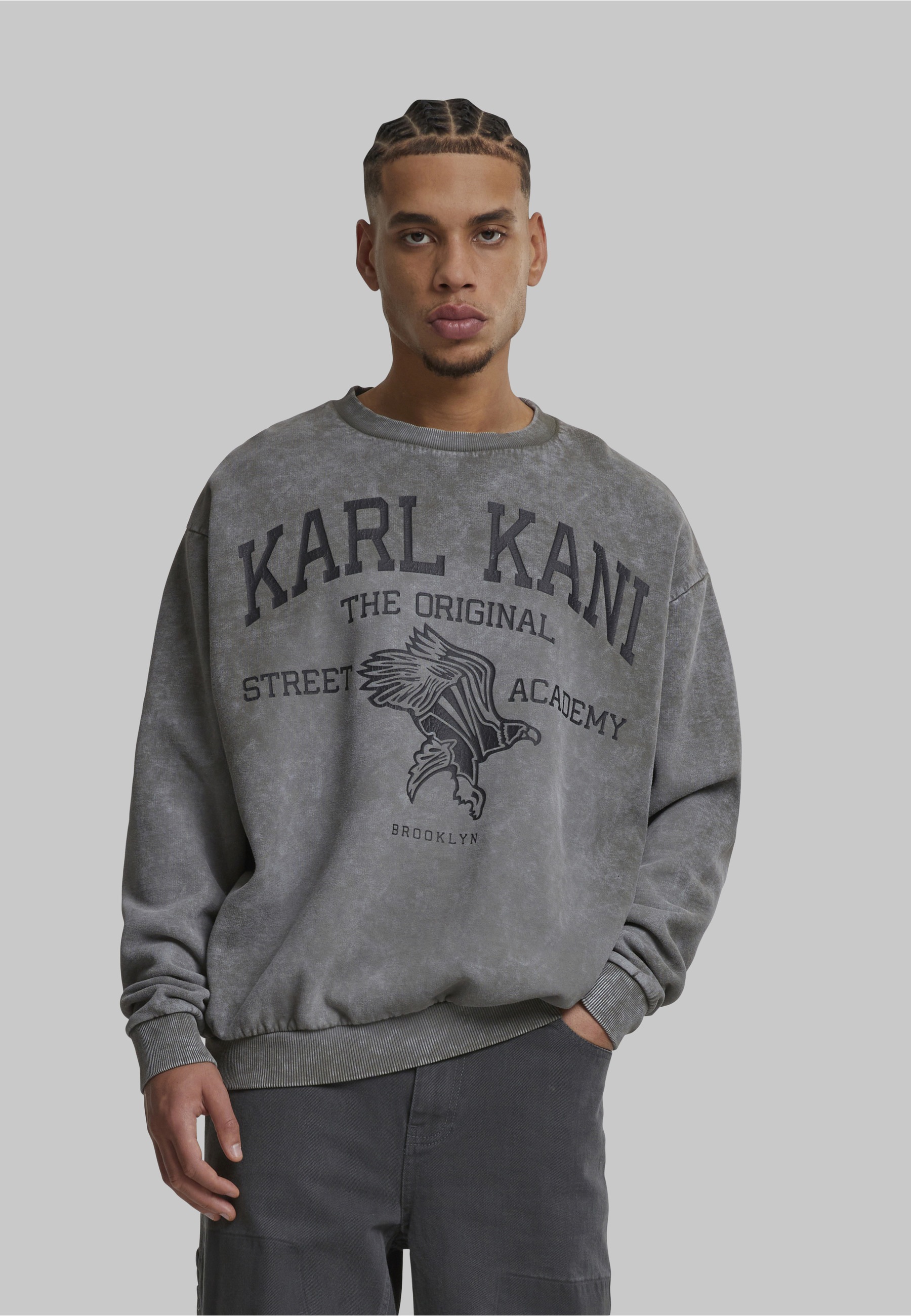 Karl Kani Rundhalspullover »Karl Kani Karl Kani Kani Street Academy OS Crew« 1 Stk.