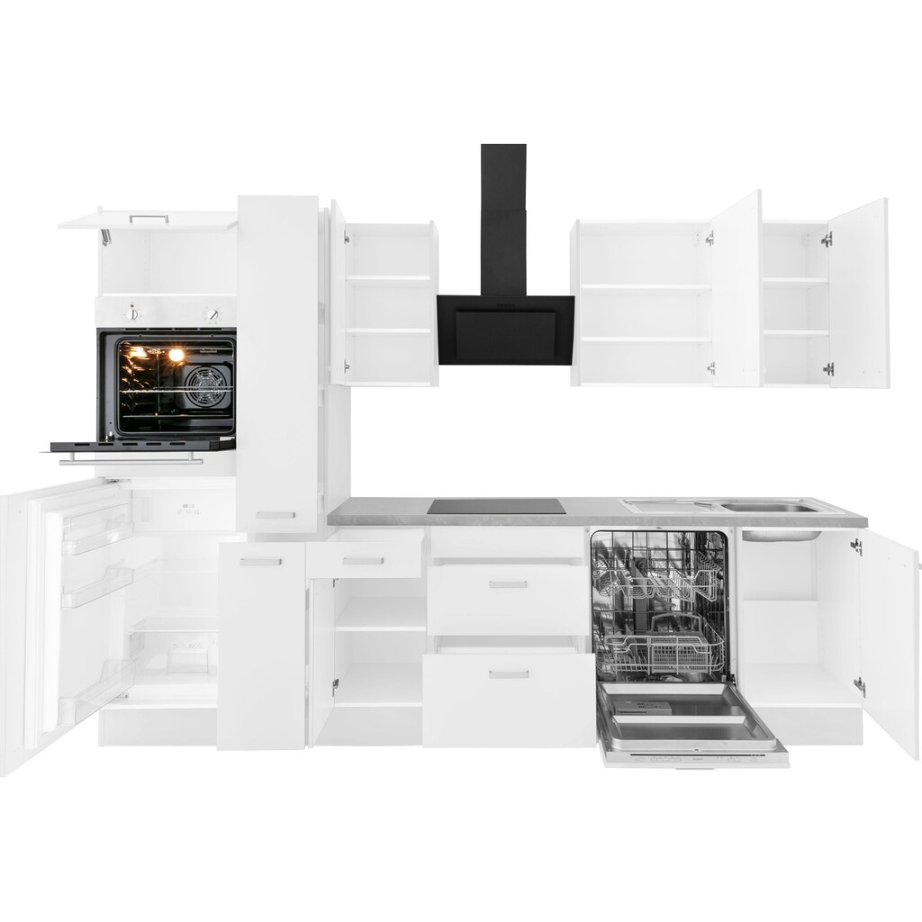 OPTIFIT Küchenzeile »Parma«, mit E-Geräten, Breite 300 cm