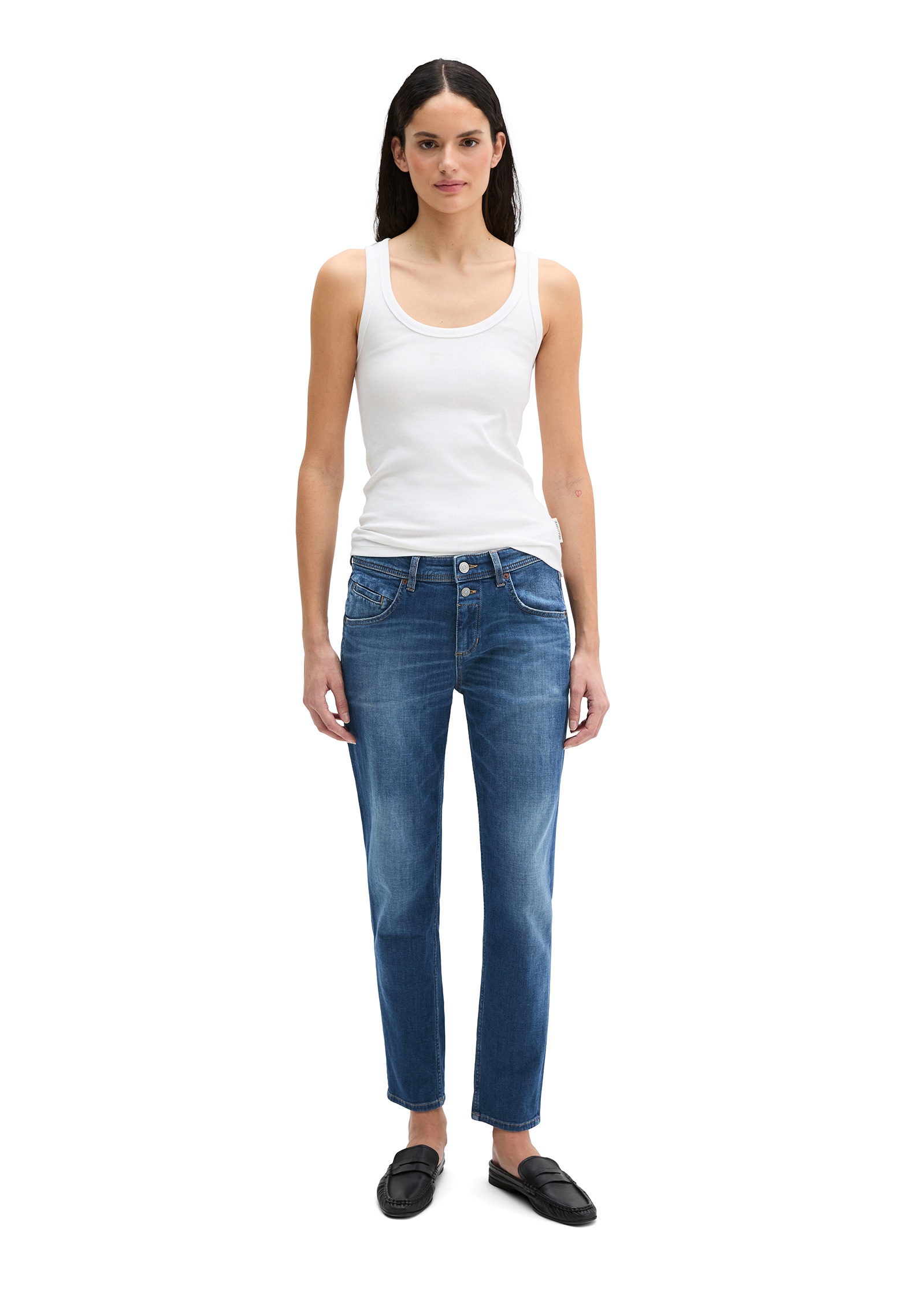 Marc O'Polo Boyfriend-Jeans »mit zwei Knöpfen«