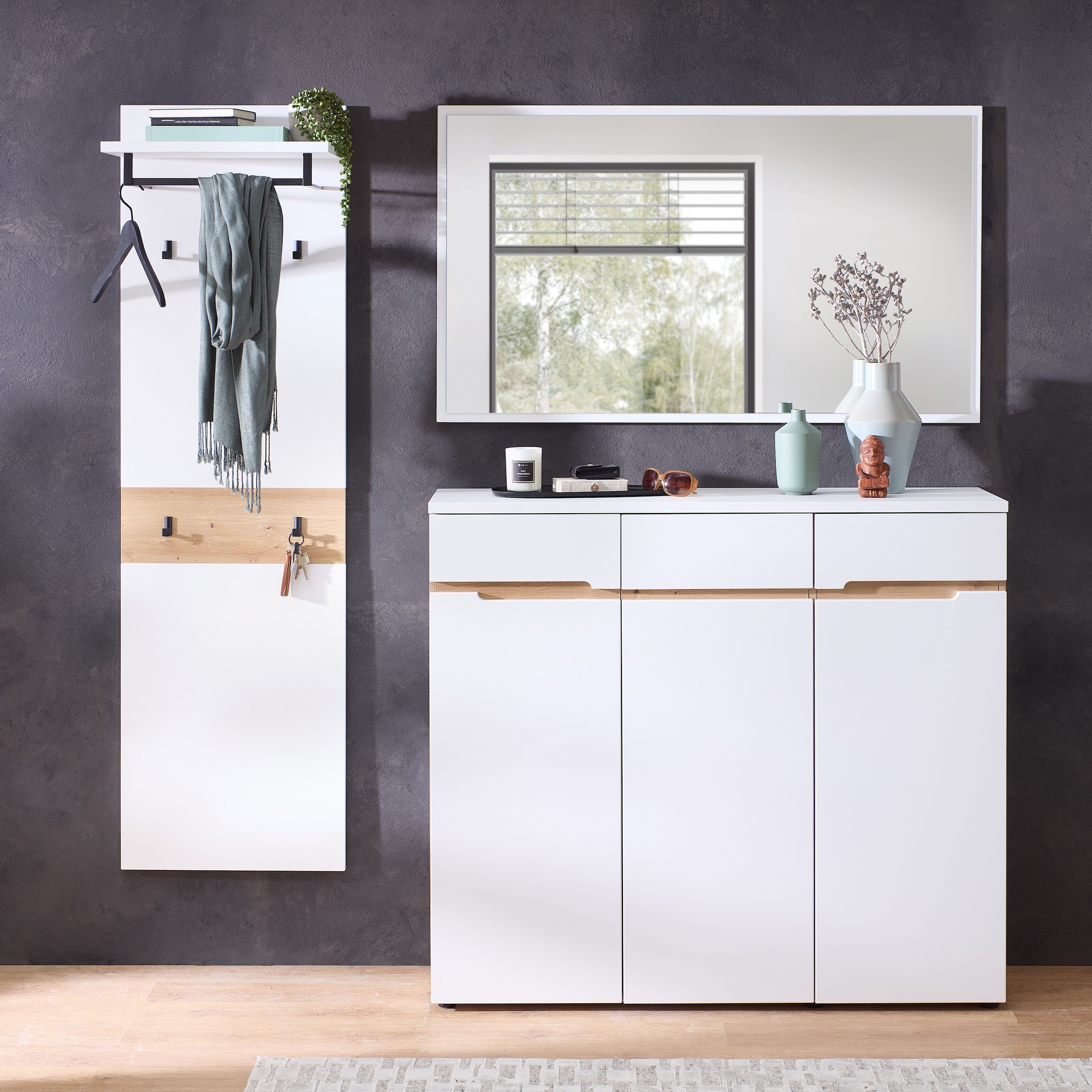 Innostyle Schuhschrank "Memphis Schuhschrank, 120x107x38cm (B/H/T)" 1 Stk. günstig online kaufen