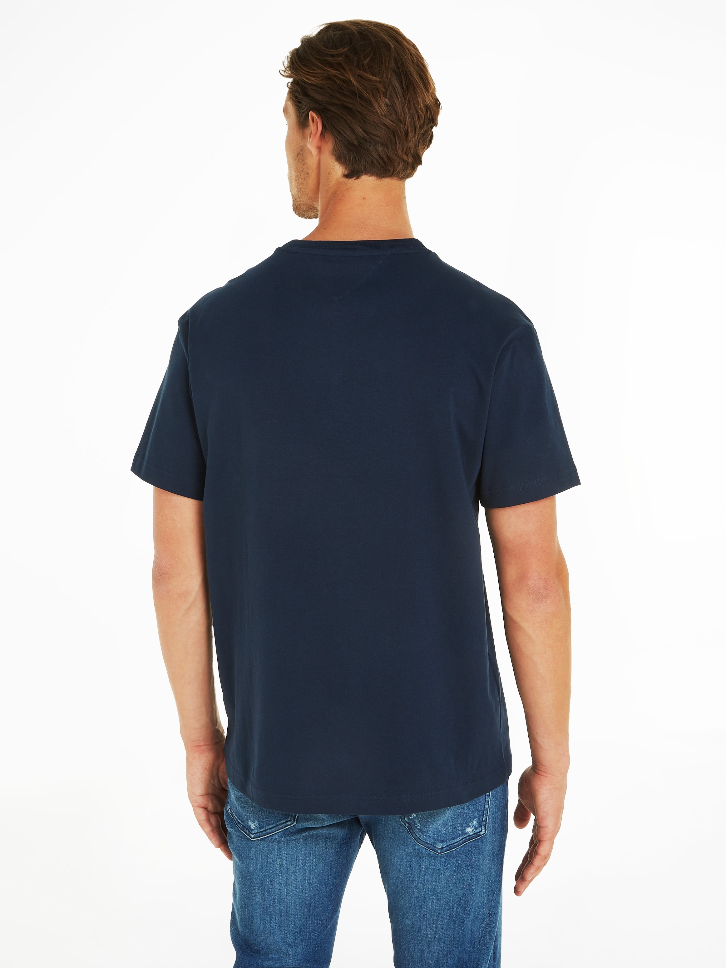 Tommy Jeans T-Shirt "TJM REG SIGNATURE TEE EXT", mit aufgesticktem Signatur günstig online kaufen