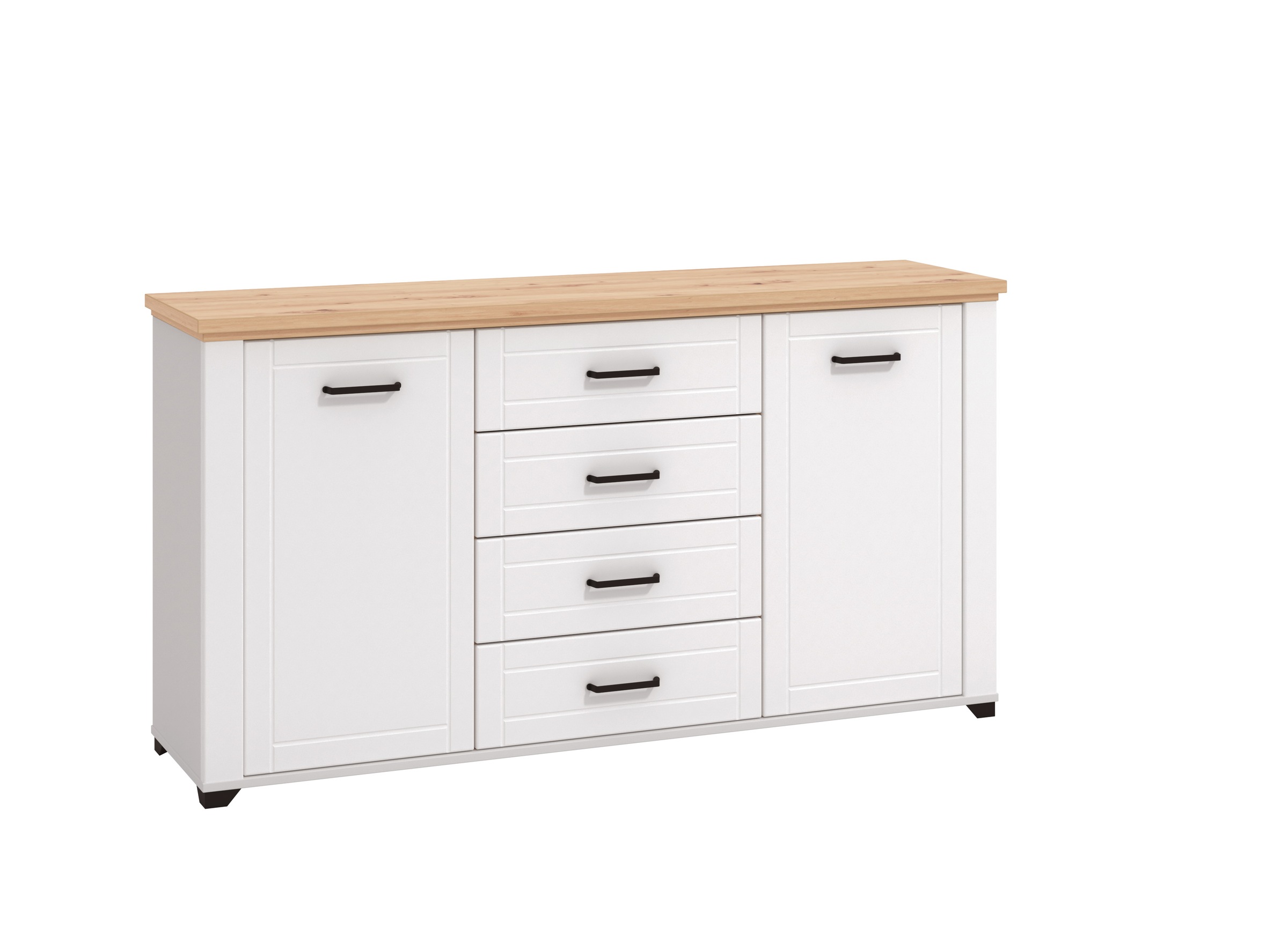 Home affaire Kommode "Valencia Sideboard, B/T/H 161/41/85,5 cm" günstig online kaufen