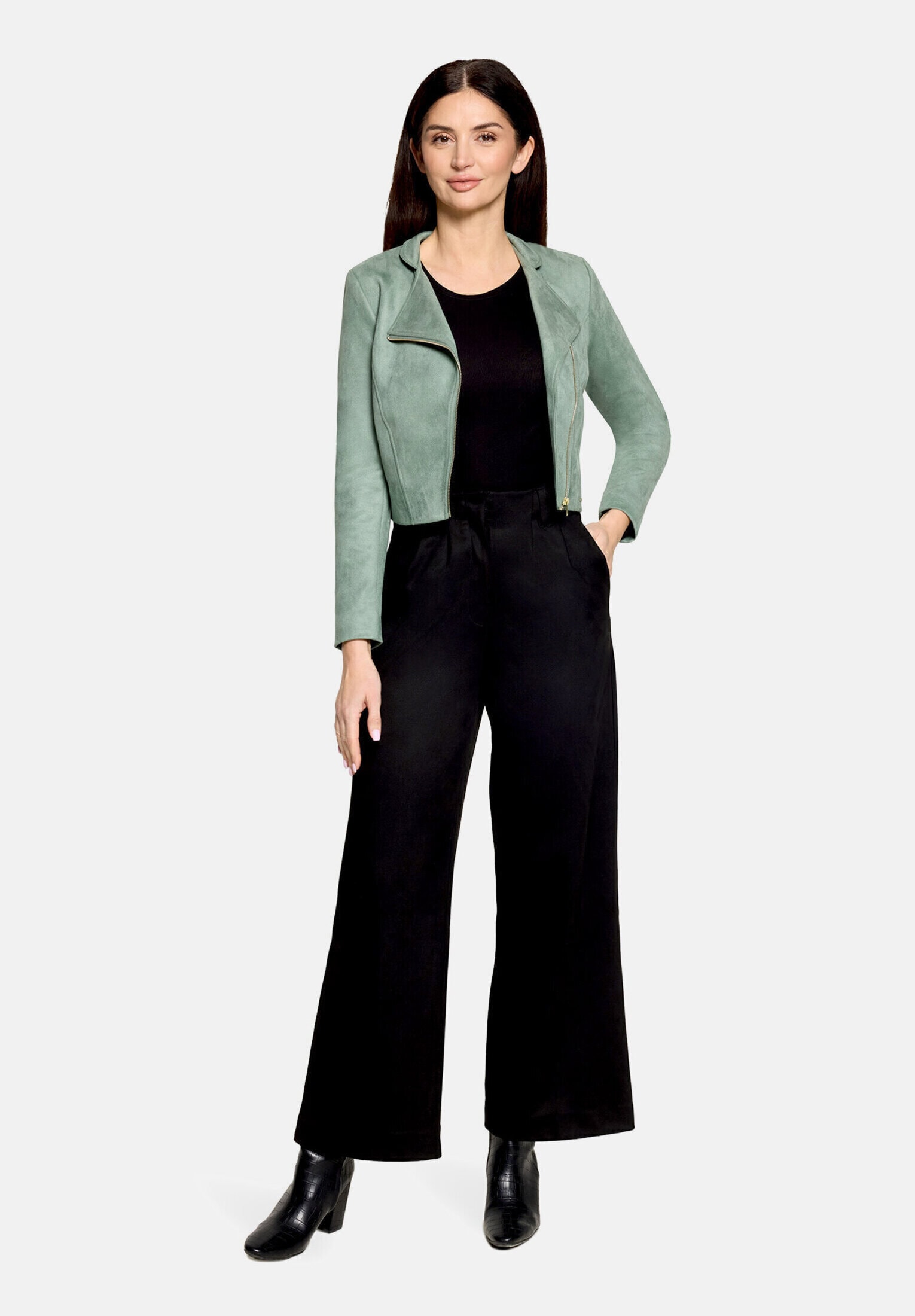 Betty&Co Jackenblazer "Damen mit Stehkragen" Material