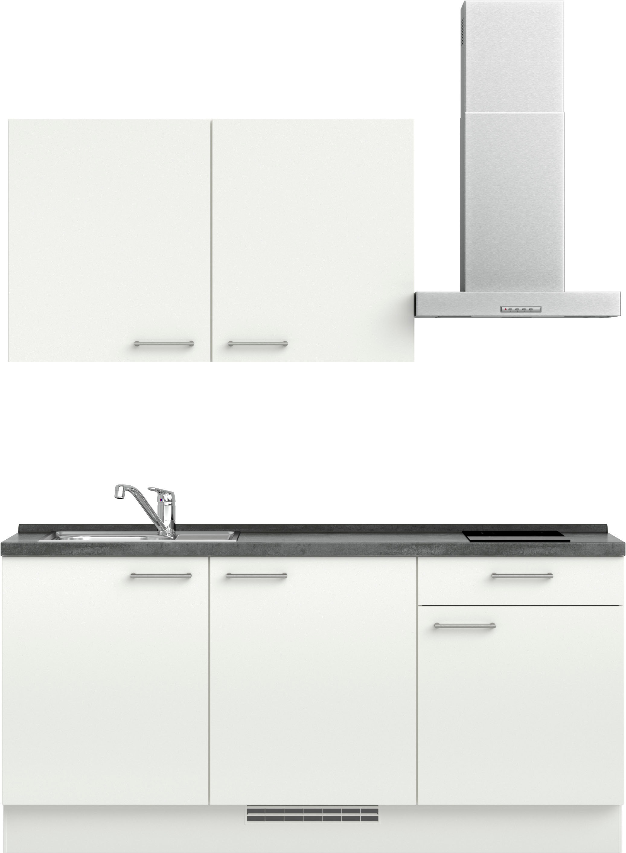 nobilia Küchenzeile ""Laser I",Ausrichtung wählbar, Breite 180 cm" vormonti günstig online kaufen