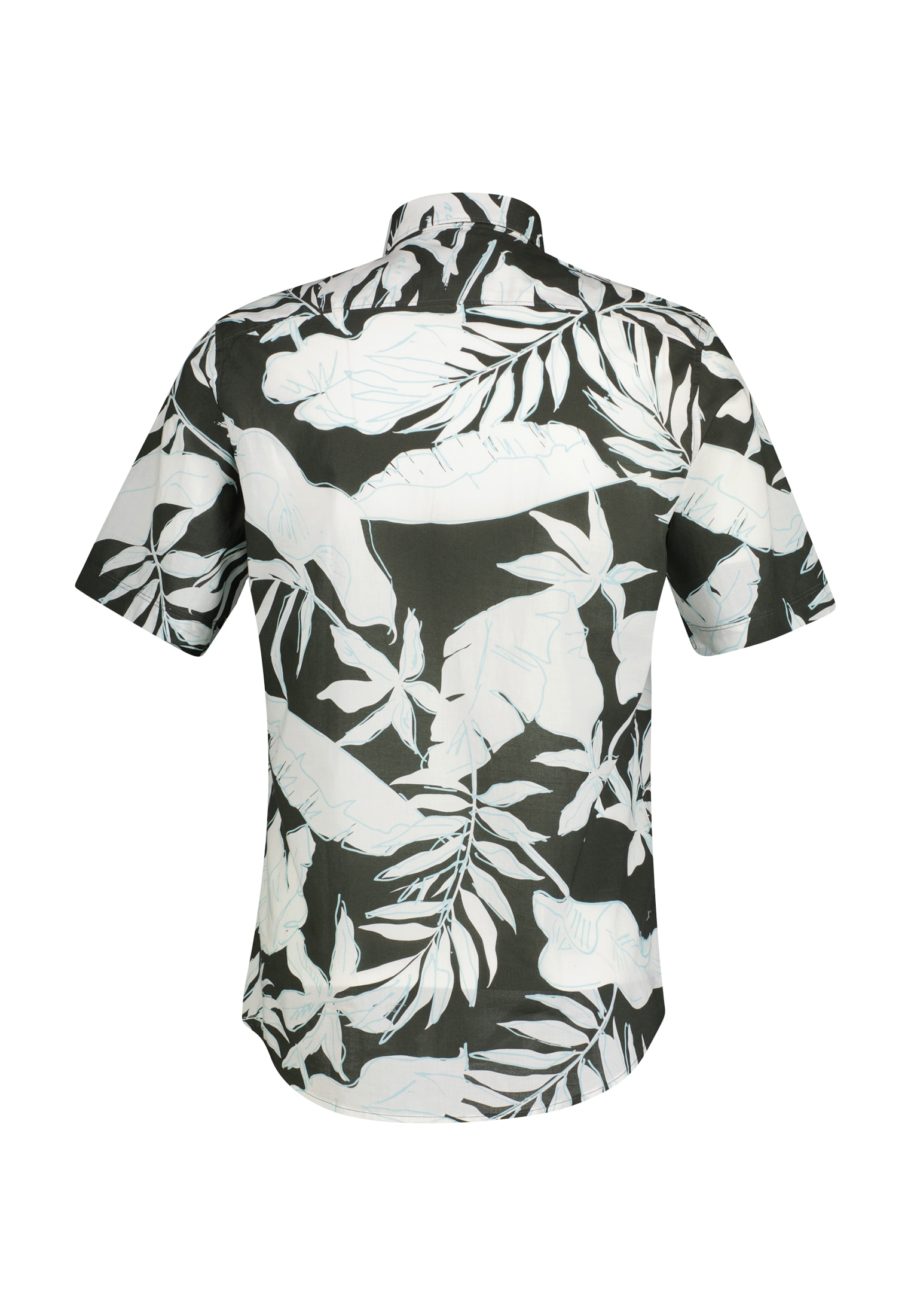 LERROS Kurzarmhemd »Halbarmhemd mit floralem Print«