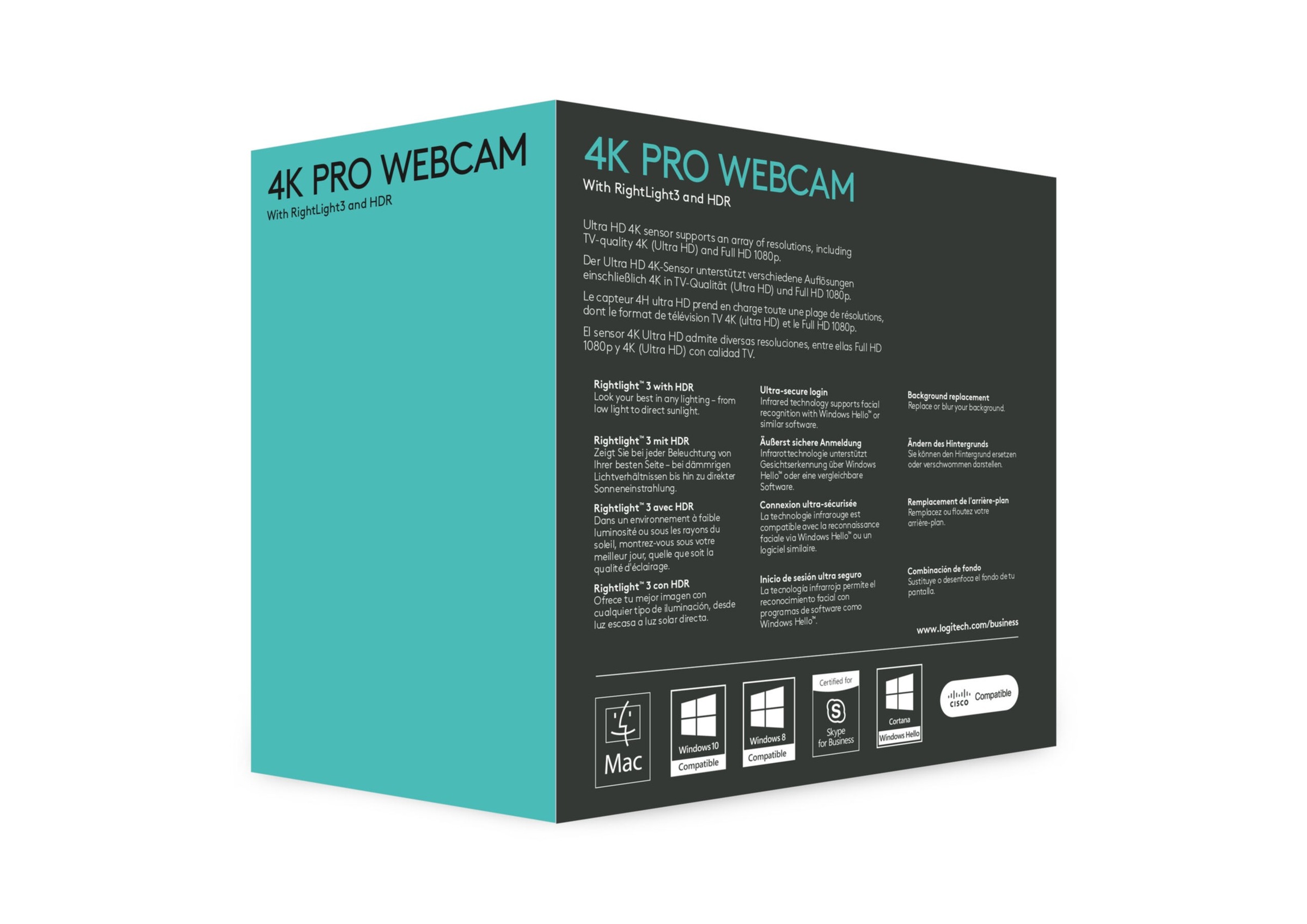 Logitech Webcam »BRIO ULTRA HD PRO BUSINESS WEBCAM«