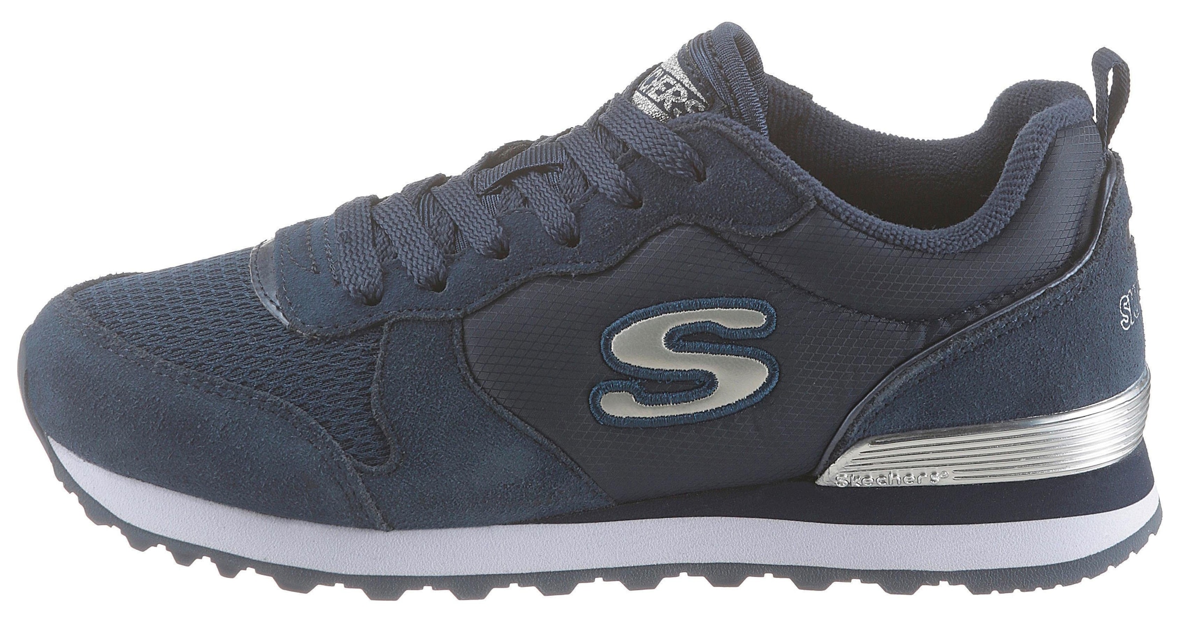 Skechers Sneaker »OG 85 - GOLDN GURL«, Freizeitschuh, Halbschuh, Schnürschuh mit Air-Cooled Memory Foam