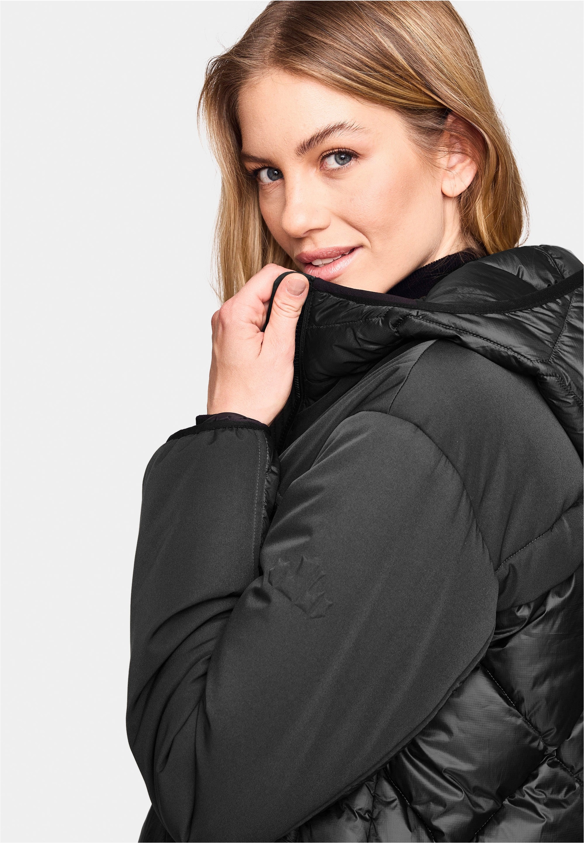 New Canadian Steppjacke »CARINA«, mit Taschenbeutel aus Kuschel-Fleece
