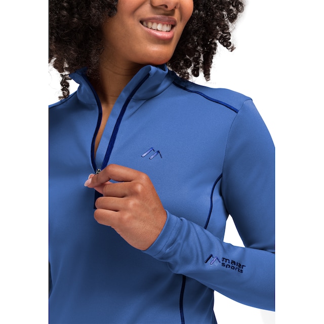 Maier Sports Fleecepullover »Jenna Rec«, Damen Midlayer, elastisches und  pflegeleichtes Half-Zip Fleece für kaufen | BAUR