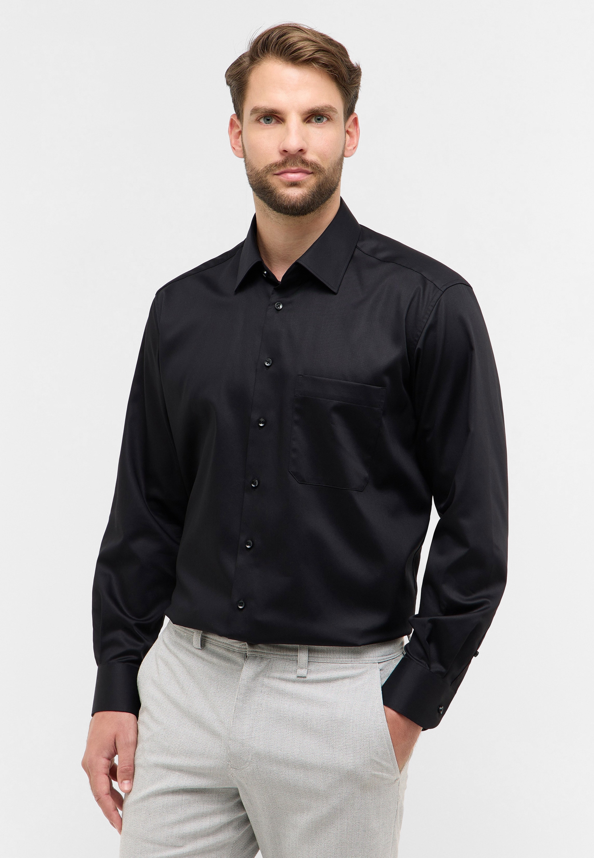 Eterna Langarmhemd "COMFORT FIT", NON IRON (bügelfrei) günstig online kaufen