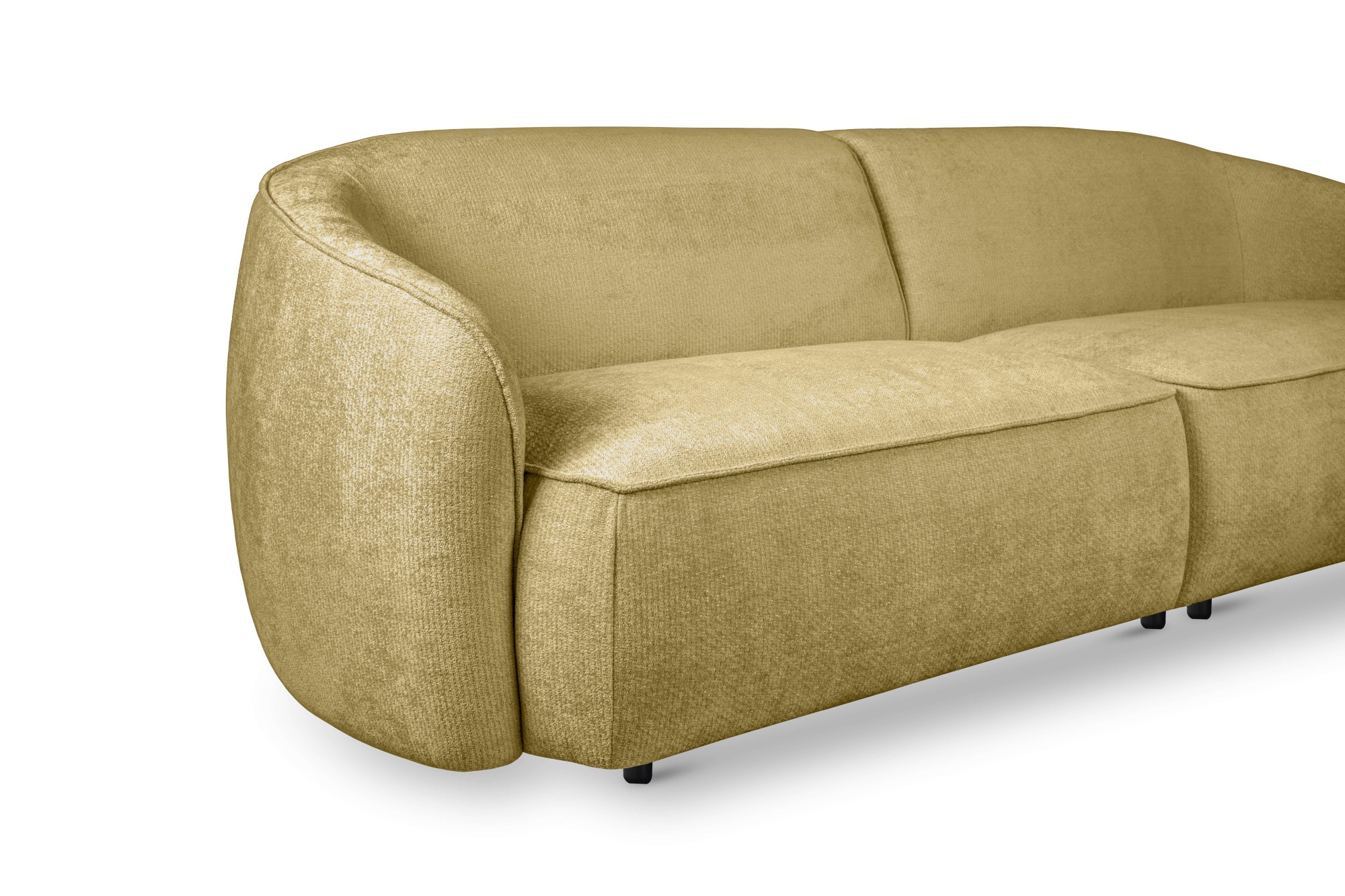 INOSIGN 3-Sitzer »Cosigo«, Breite 226 cm, 2 Chenille-Stoffe zur Auswahl, mit Kaltschaum