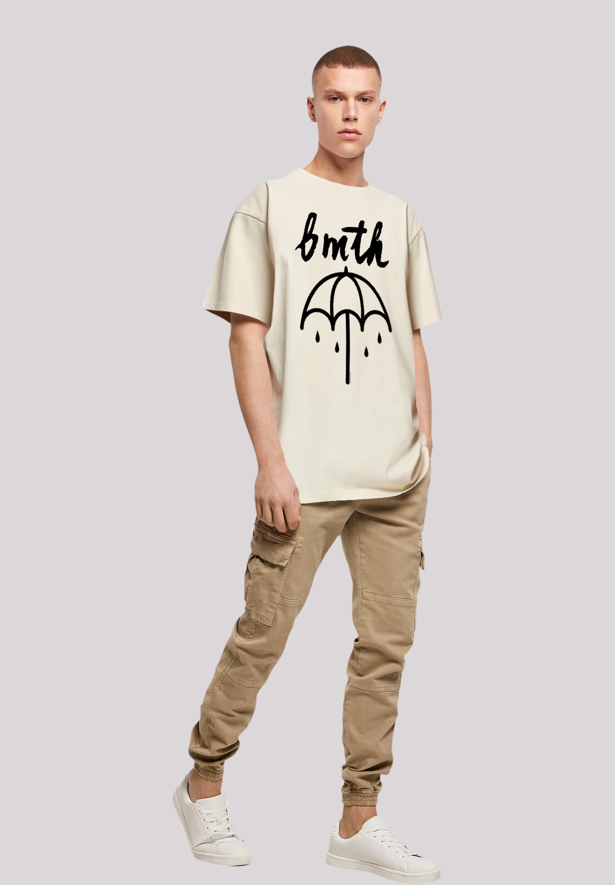 F4NT4STIC T-Shirt »BMTH Metal Band Umbrella«, Premium Qualität, Rock-Musik, Band