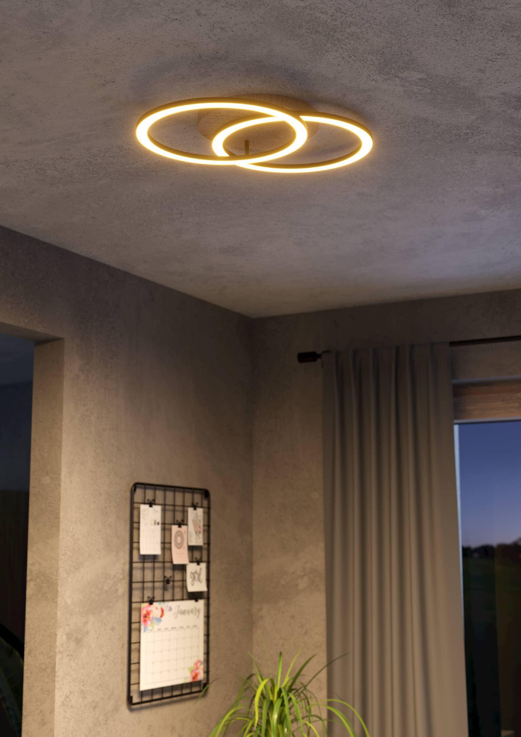 EGLO Deckenleuchte »Lomaltas-z Deckenlampe, ZigBee, App und Sprachsteuerung, Flurlampe« LED-Modul 1 Stk. Kaltweiß | Neutralweiß | Warmweiß