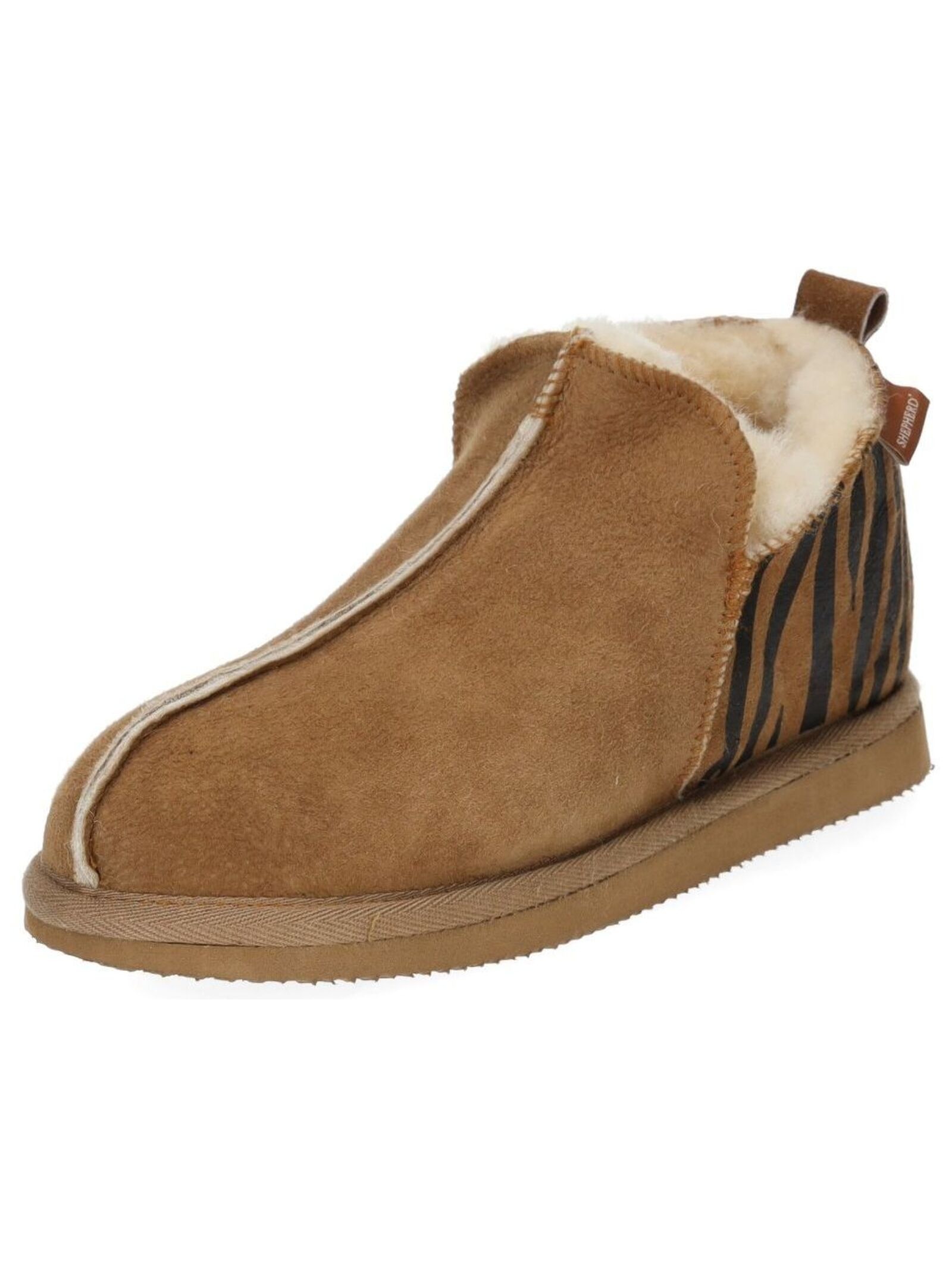 SHEPHERD Damen Hausschuh "Shepherd Hausschuhe Leder", Gr. 40chestnut, Leder, Schuhe
