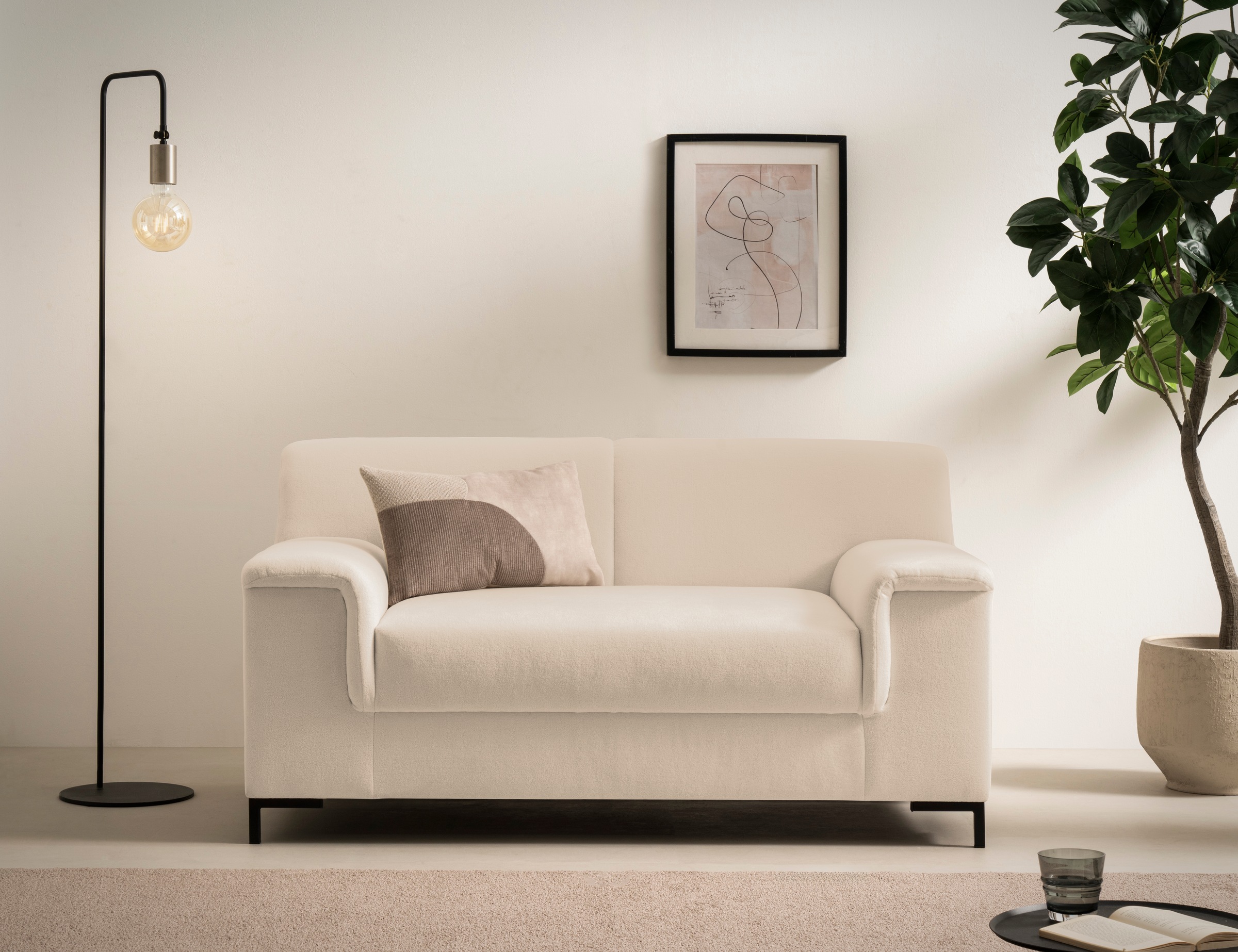 Home affaire 1,5-Sitzer "Jamie 2 B/T/H: 144/81/76 cm, auch in Cord" zeitlos günstig online kaufen