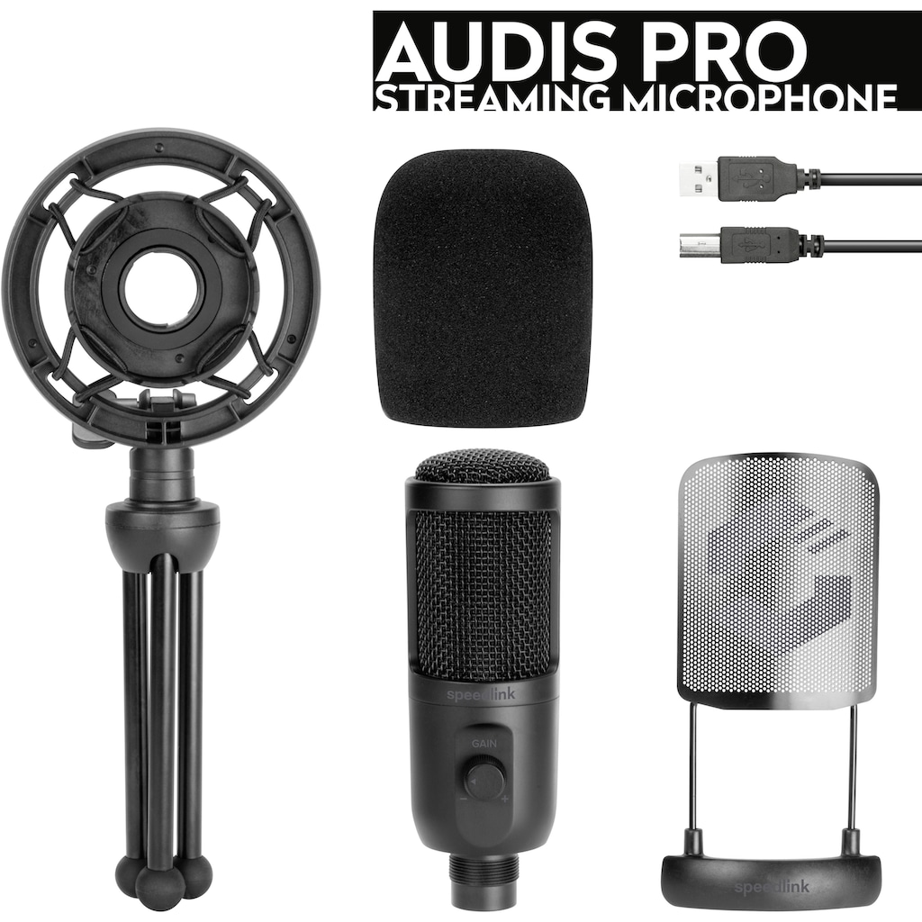 Speedlink Streaming-Mikrofon »AUDIS PRO«