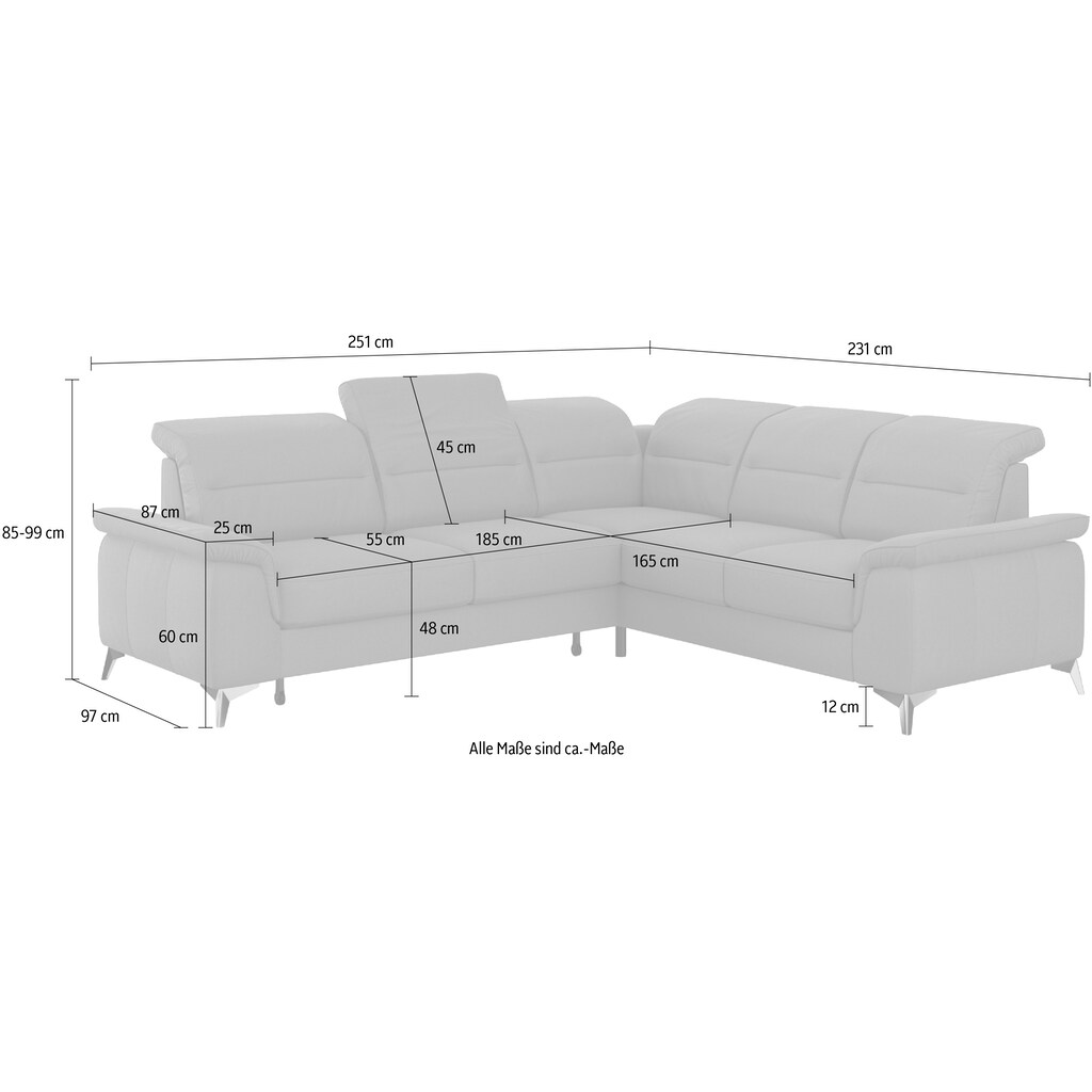 sit&more Ecksofa »Sinatra«