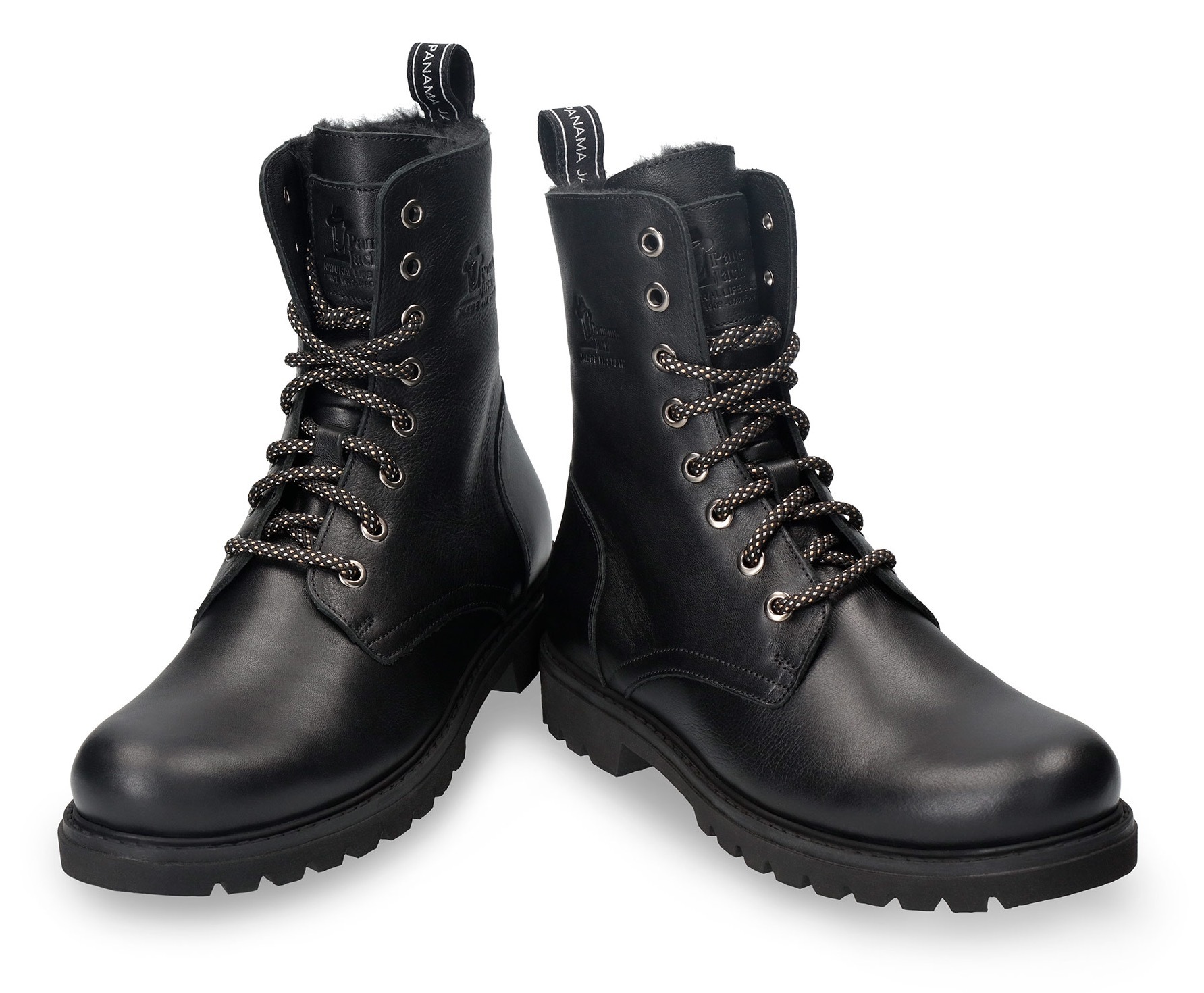 Panama Jack Schnürboots »Frisia«, Schnürboots, Stiefelette, Blockabsatz, mit Warmfutter