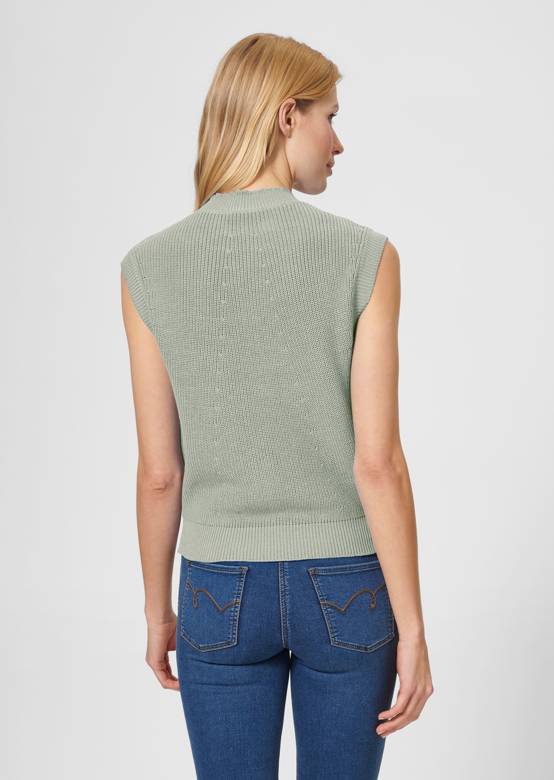 MADELEINE Longpullover »Pullunder Pullunder mit Stehkragen«