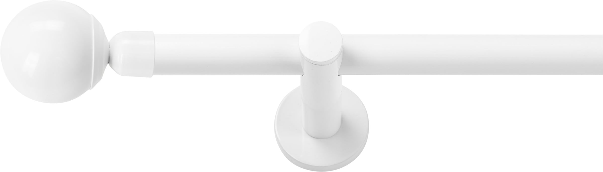 SN DECO GROUP Gardinenstange "Gardinenstange Reims Ø 19 mm, 1-läufig, Fixmaß, verschraubt" Ø 19 mm Fixmaß;kürzbar