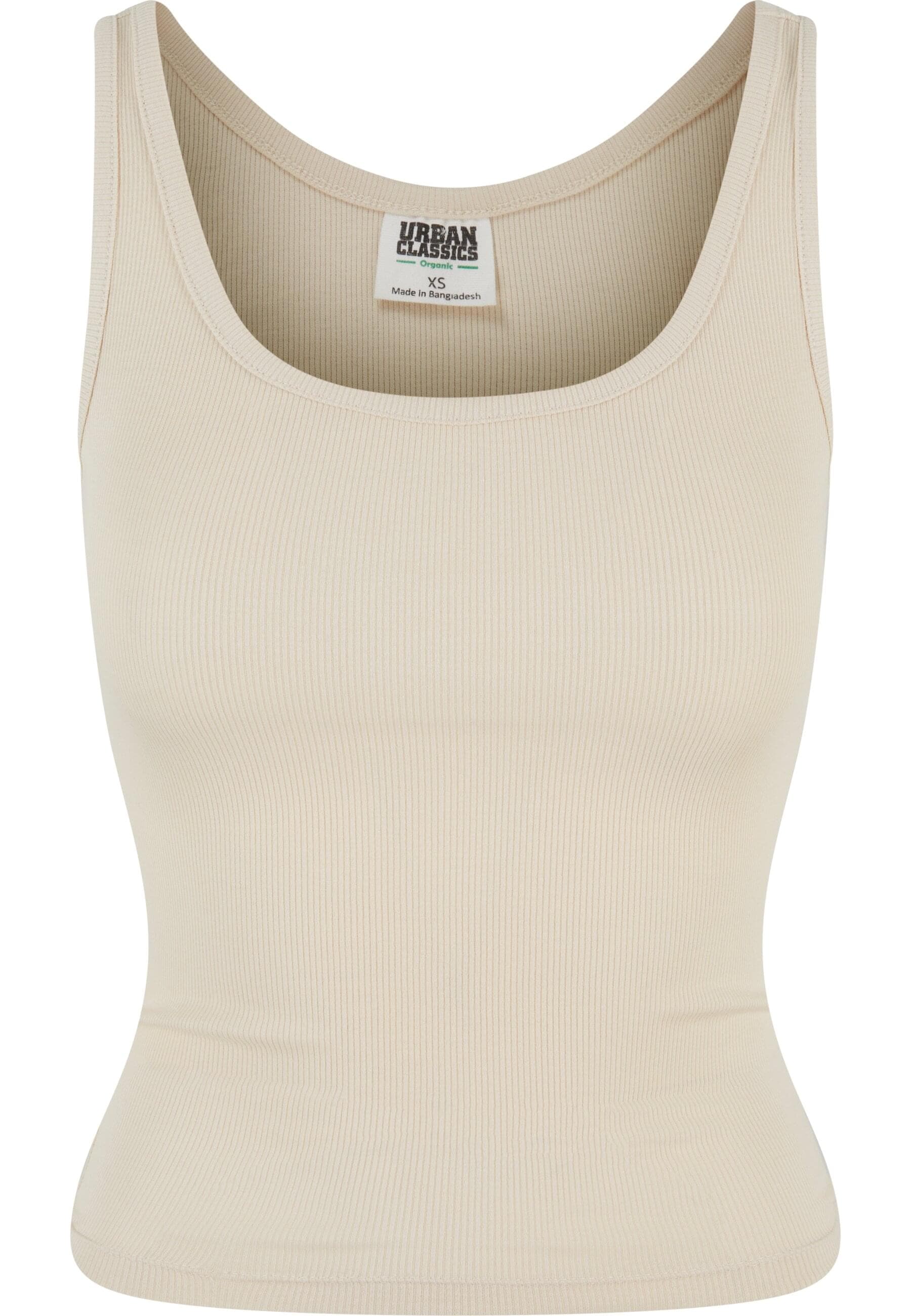 URBAN CLASSICS Muskelshirt »Urban Classics Ladies Organic Basic Rib Top 2-Pack«, (1 tlg.)