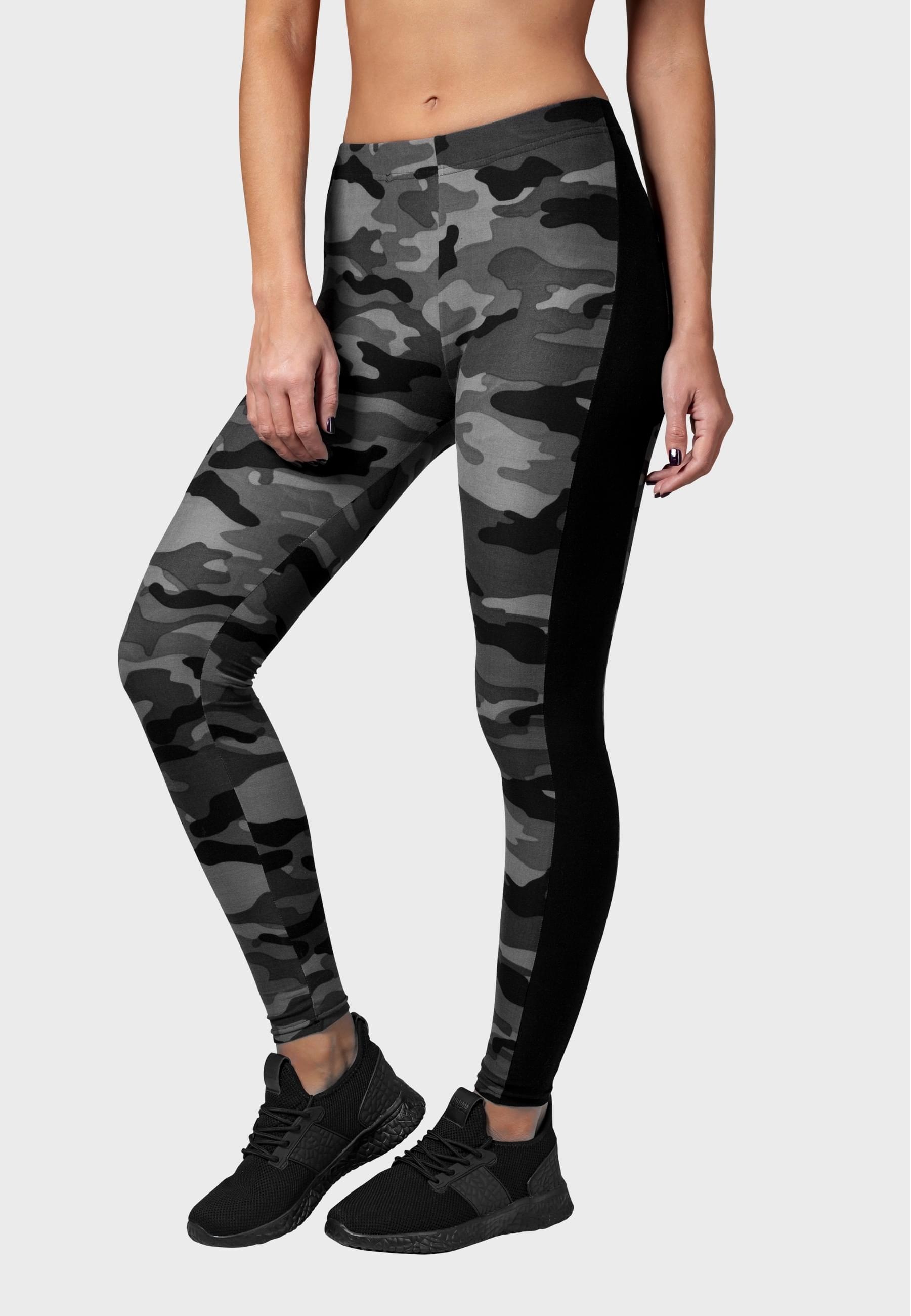 URBAN CLASSICS Leggings »Urban Classics Damen Ladies Camo Stripe Leggings«