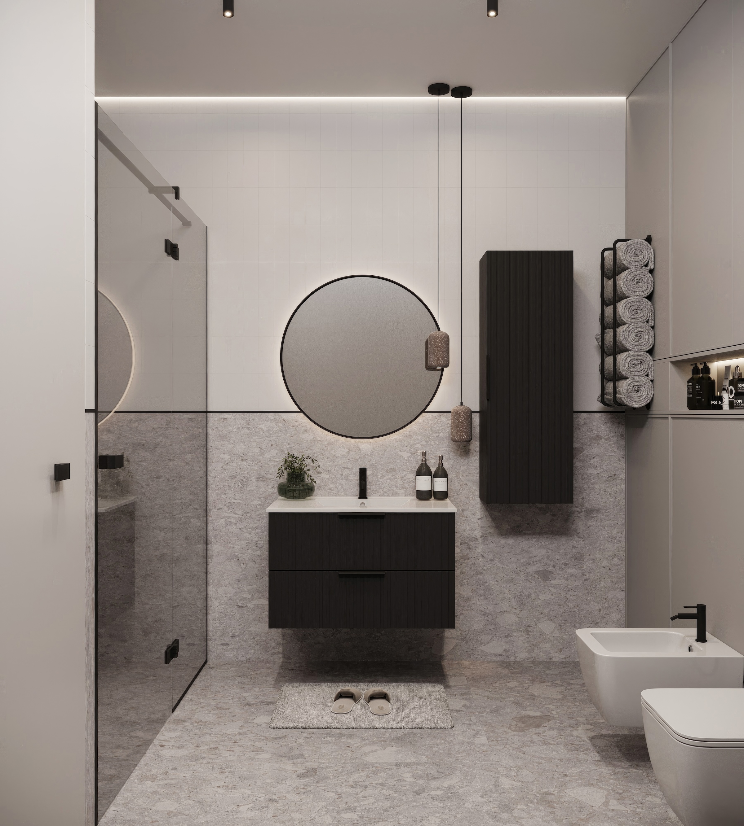 welltime Waschtisch "TIBU mit Waschbecken. 2 Schubladen. 2 Breiten (60/80cm günstig online kaufen