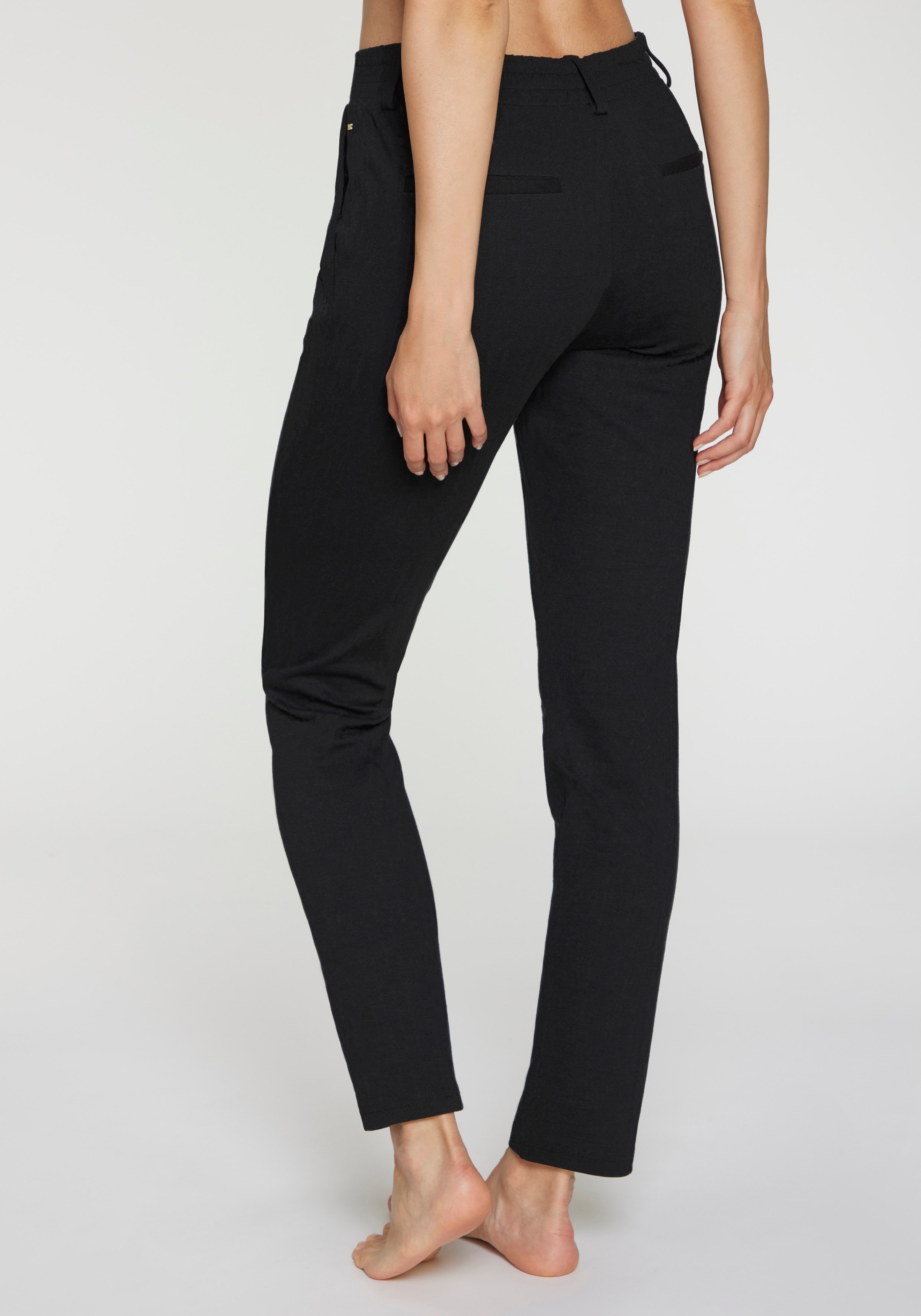 LASCANA Jogger Pants  mit Ajourstrickmuster