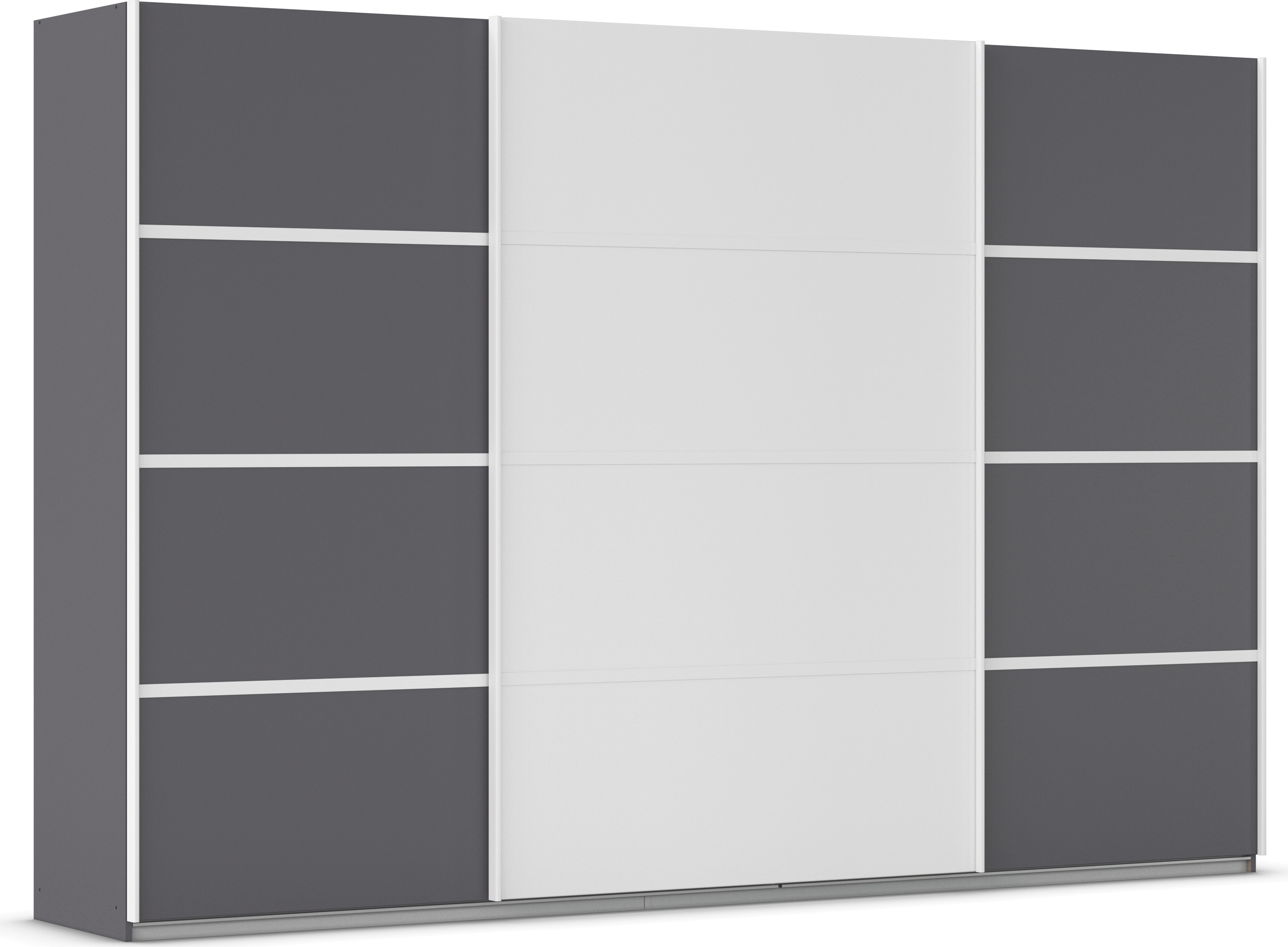 OTTO home Kleiderschrank "Mehrzweckschrank Aktenschrank Möbel Mietswohnung Schlafzimmer AVOLA" 3 verschiedene Ausstattungen BASIC/CLASSIC/PREMIUM (inkl. SOFT-CLOSE), mit eleganten Zierleisten in Chrom, Schwarz oder Weiß MADE IN GERMANY